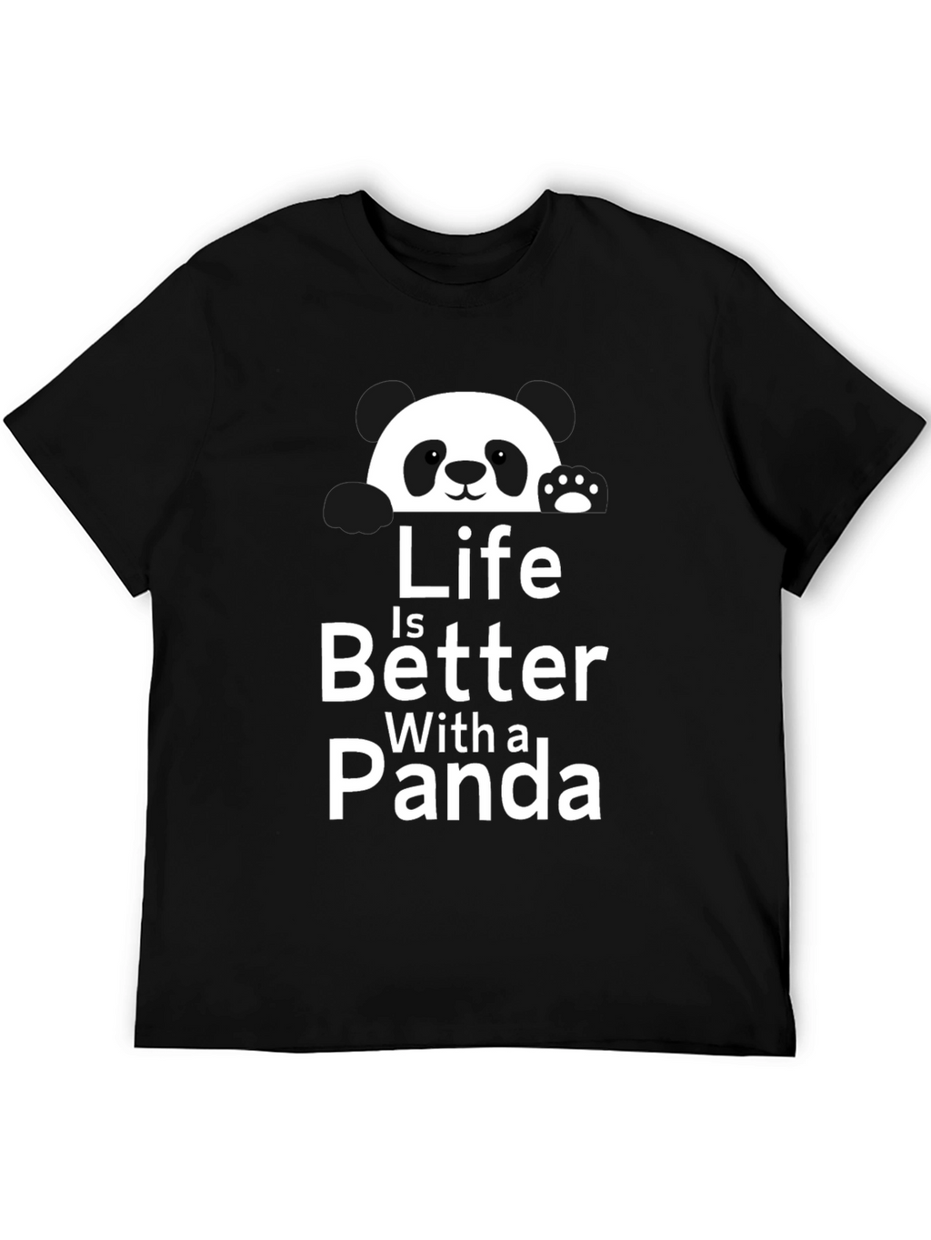 Life is Better with a Panda Graphic T-Shirt