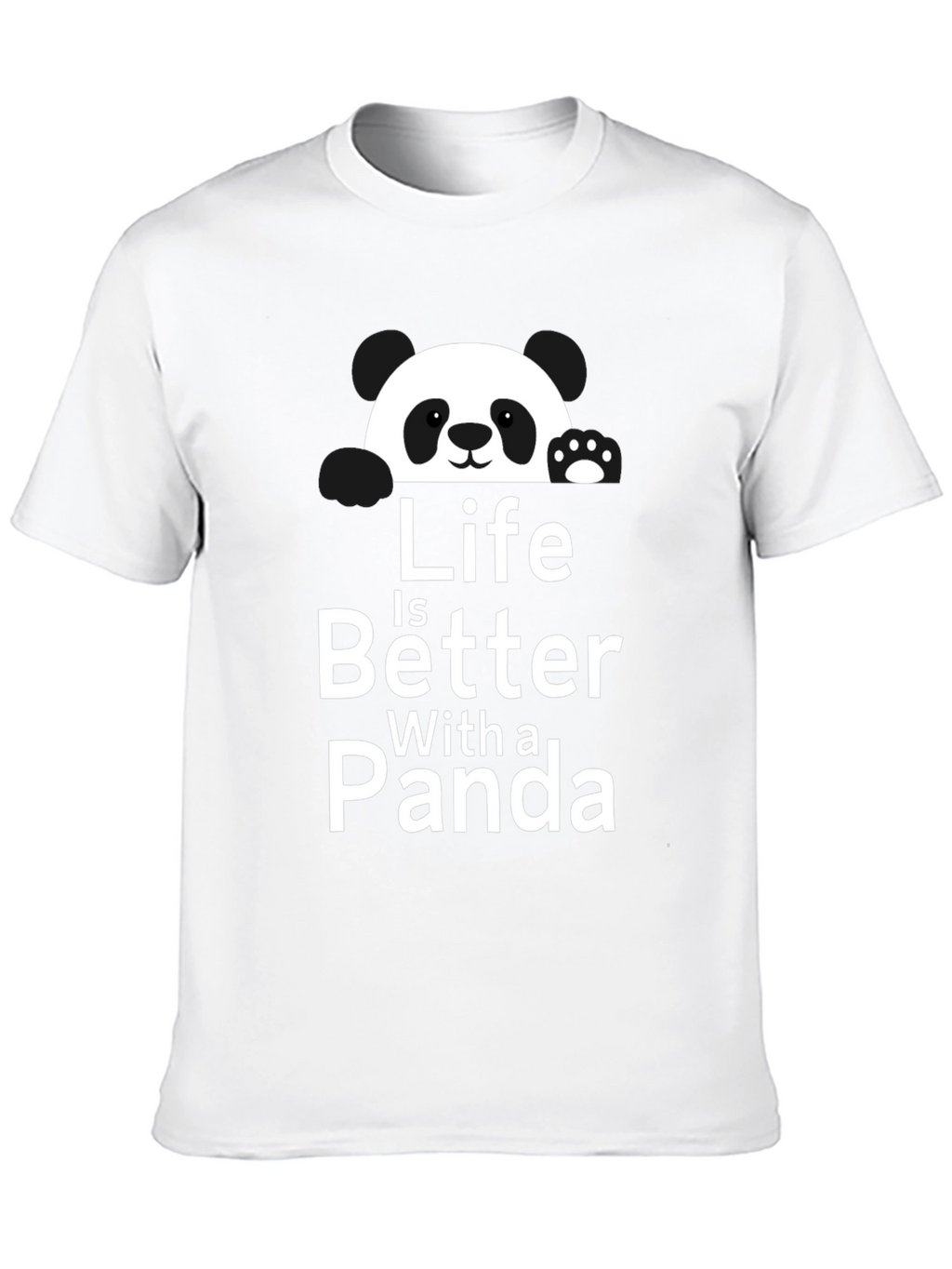 Life is Better with a Panda Graphic T-Shirt