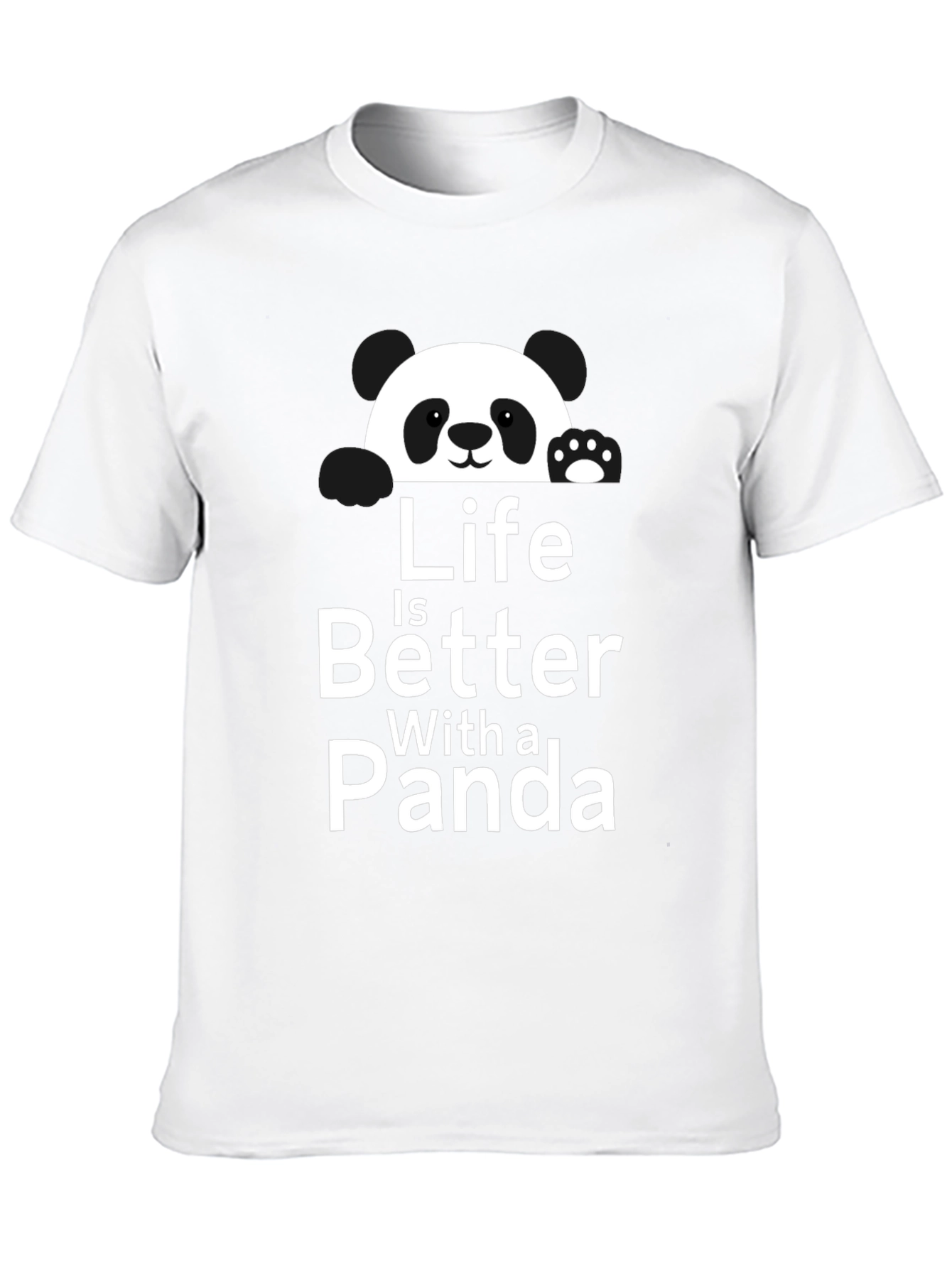 Life is Better with a Panda Graphic T-Shirt