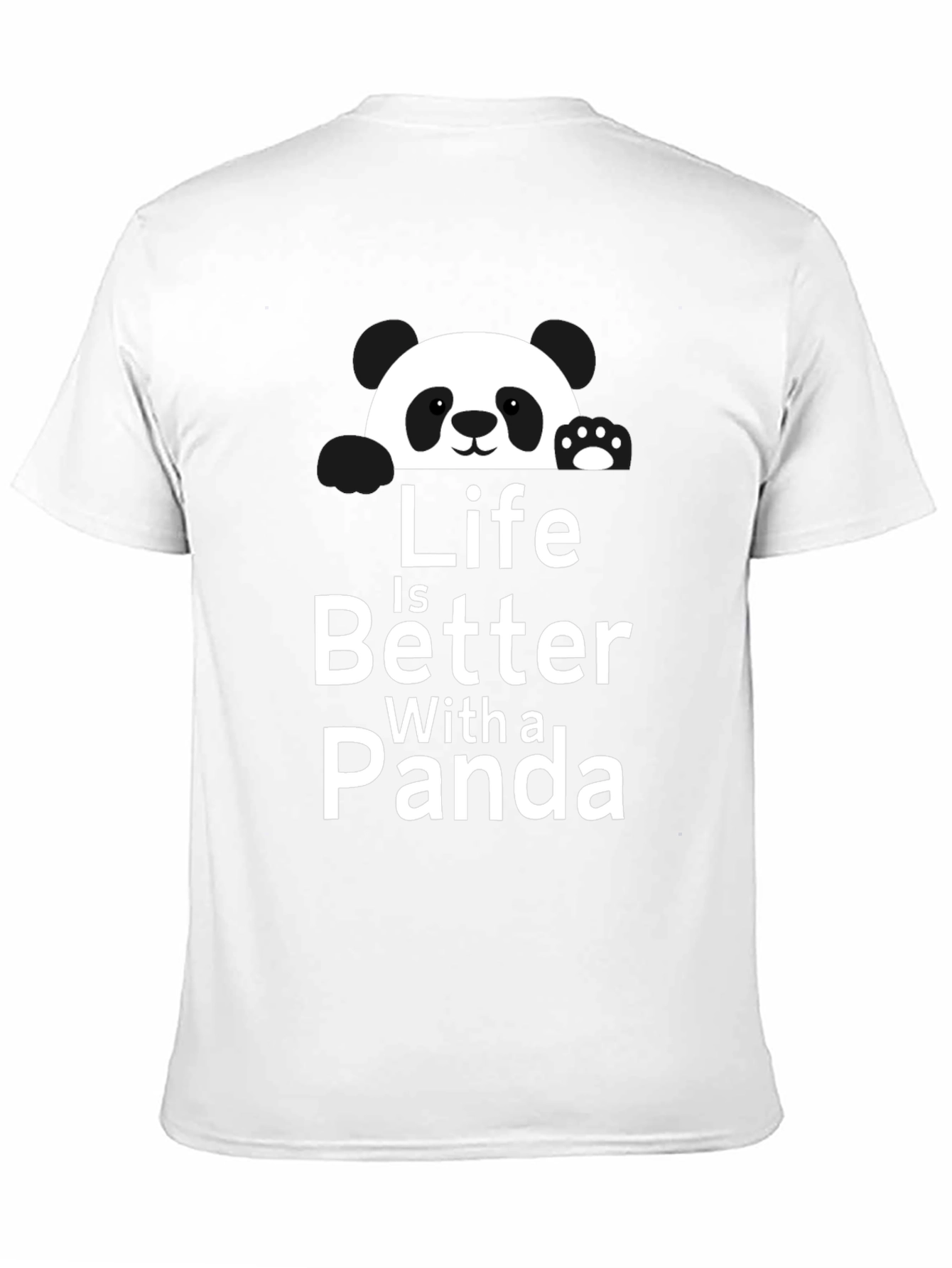 Life is Better with a Panda Graphic T-Shirt
