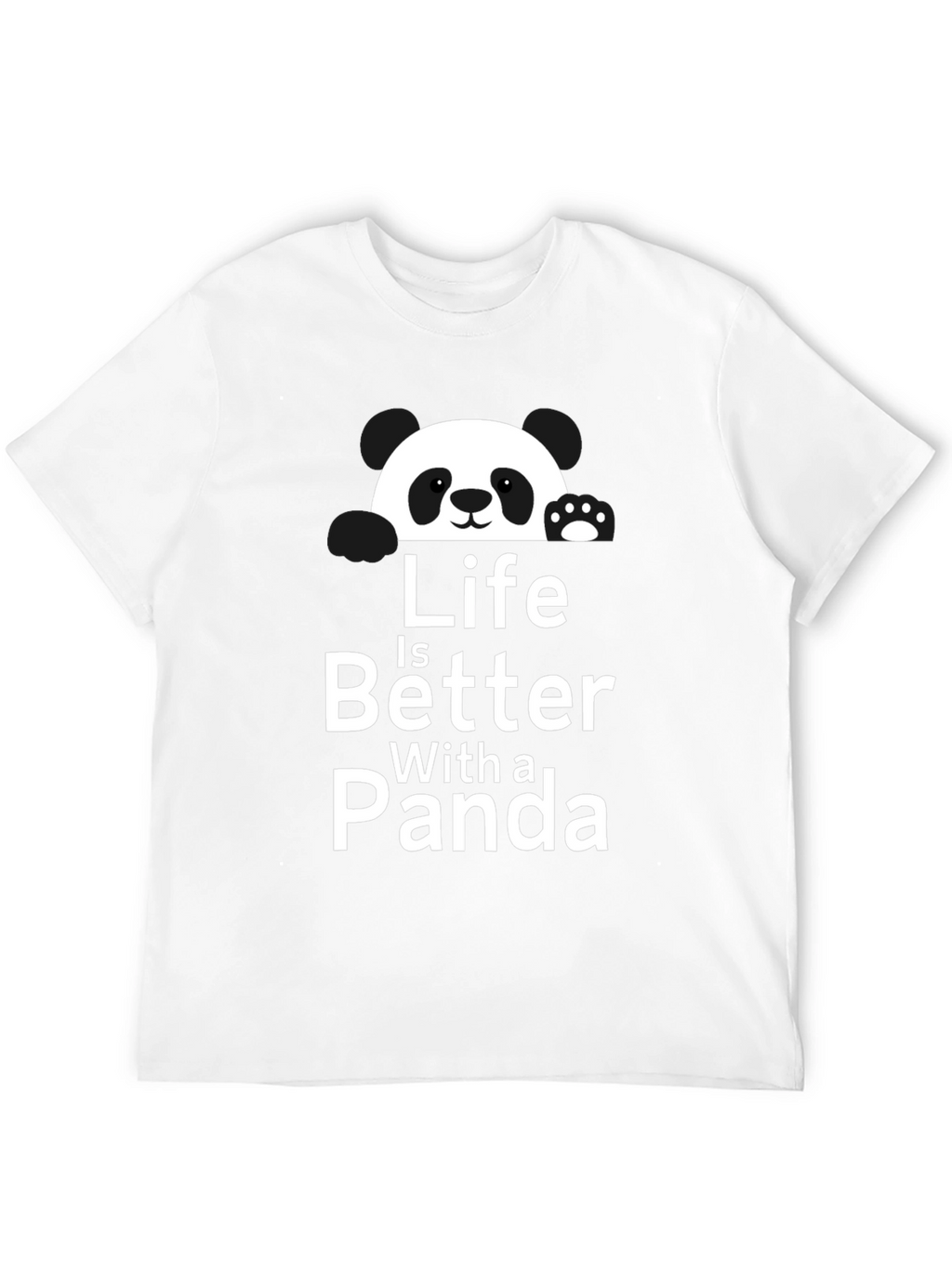 Life is Better with a Panda Graphic T-Shirt