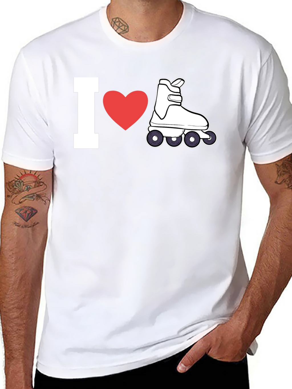 I Love Roller Skating T-Shirt