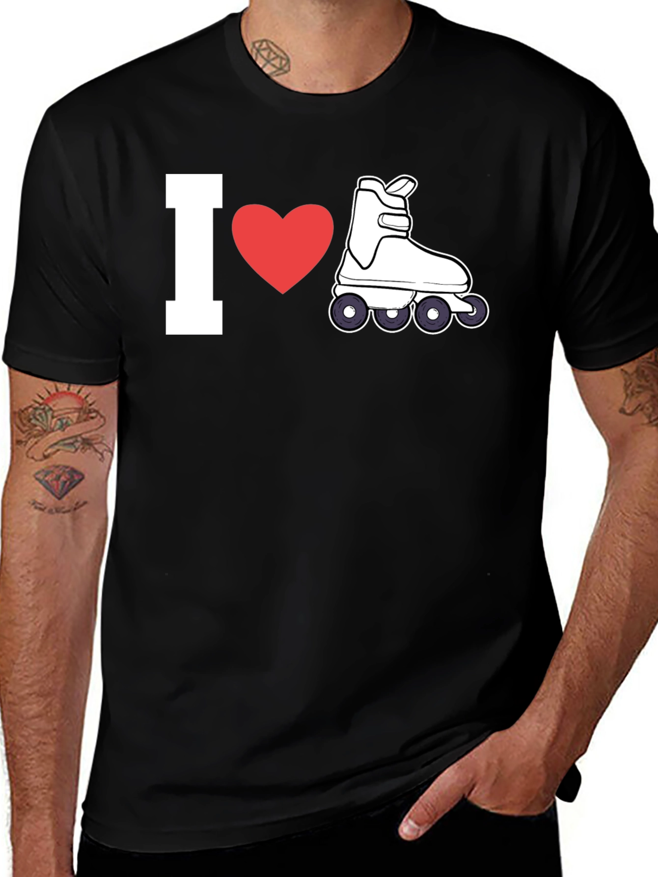 I Love Roller Skating T-Shirt