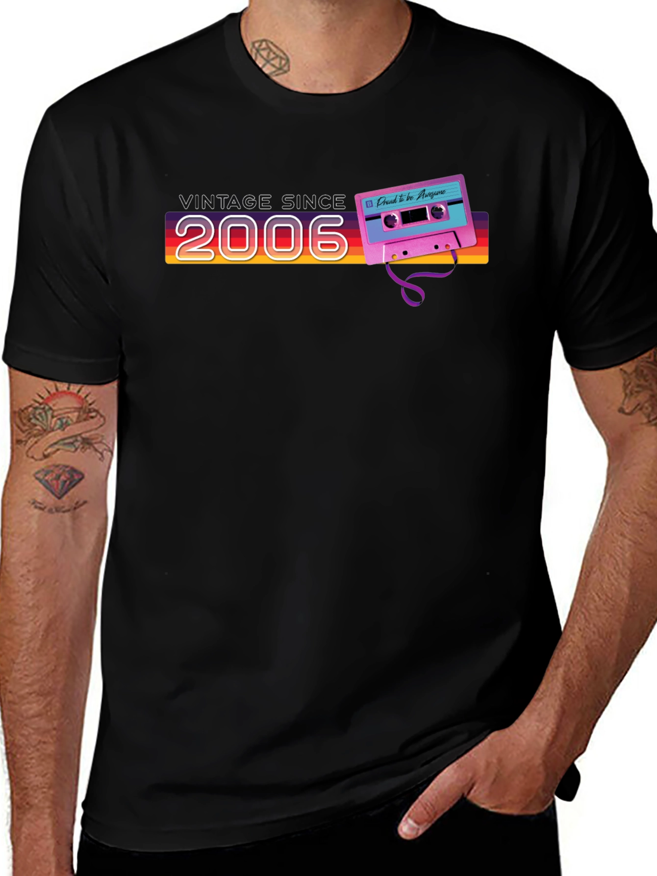 Vintage Since 2006 Cassette Tape T-Shirt