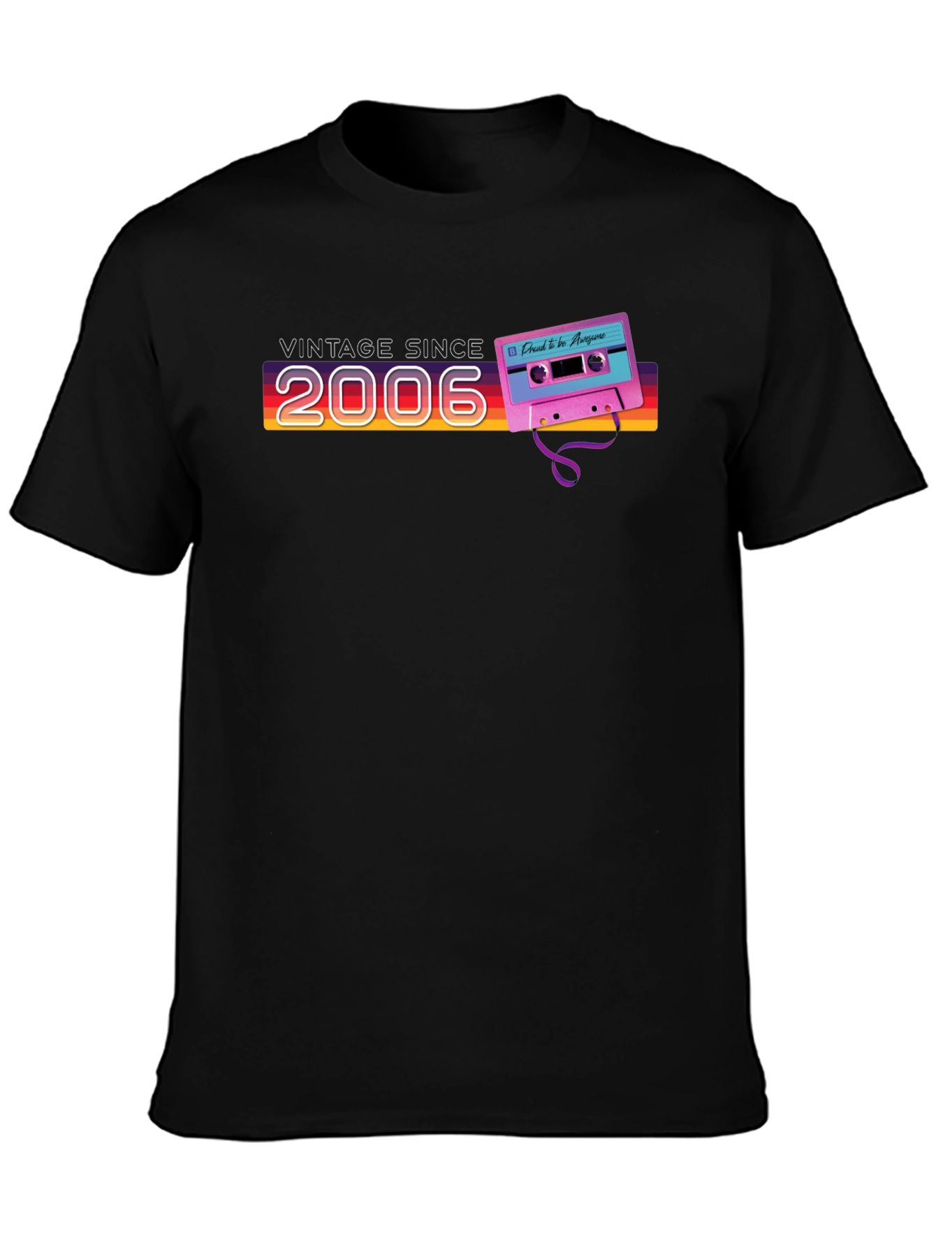 Vintage Since 2006 Cassette Tape T-Shirt