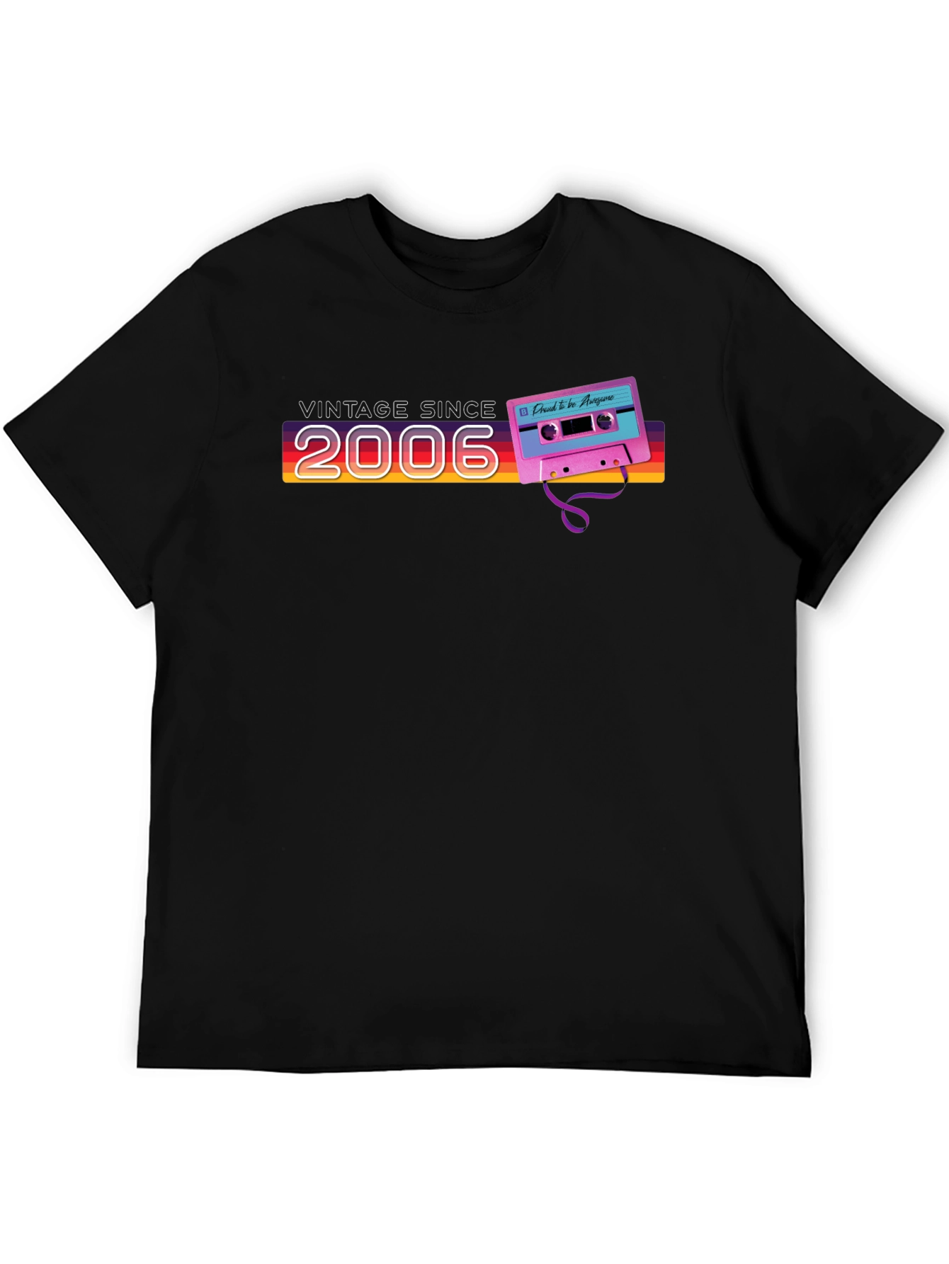 Vintage Since 2006 Cassette Tape T-Shirt