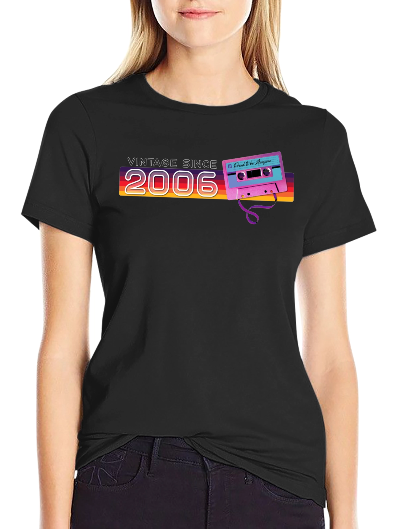 Vintage Since 2006 Cassette Tape T-Shirt