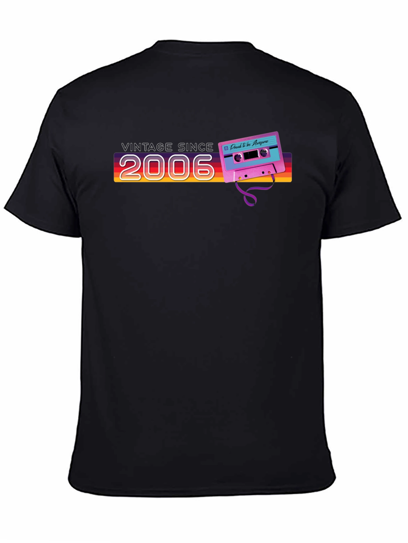 Vintage Since 2006 Cassette Tape T-Shirt