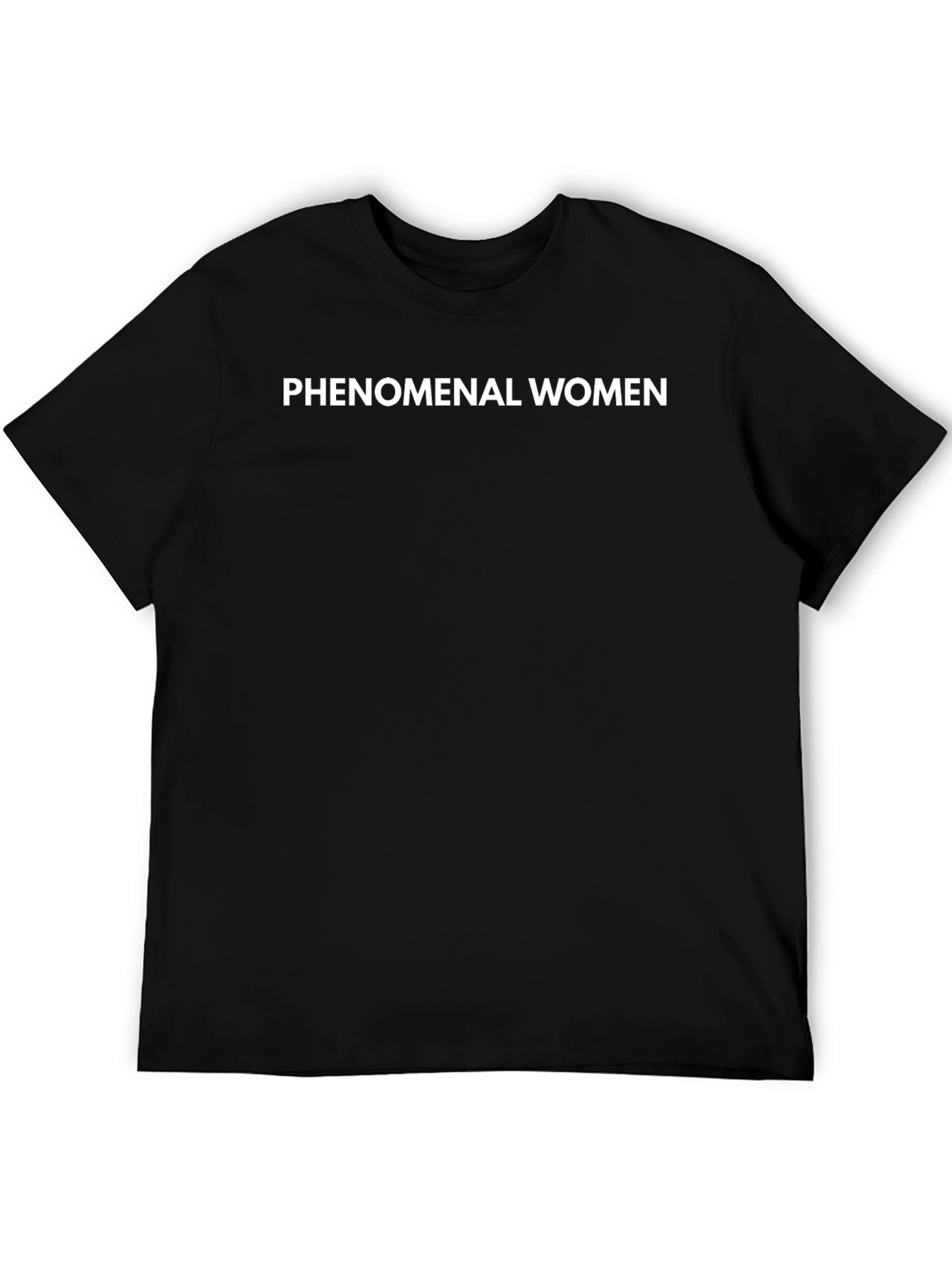Phenomenal Women Black T-Shirt