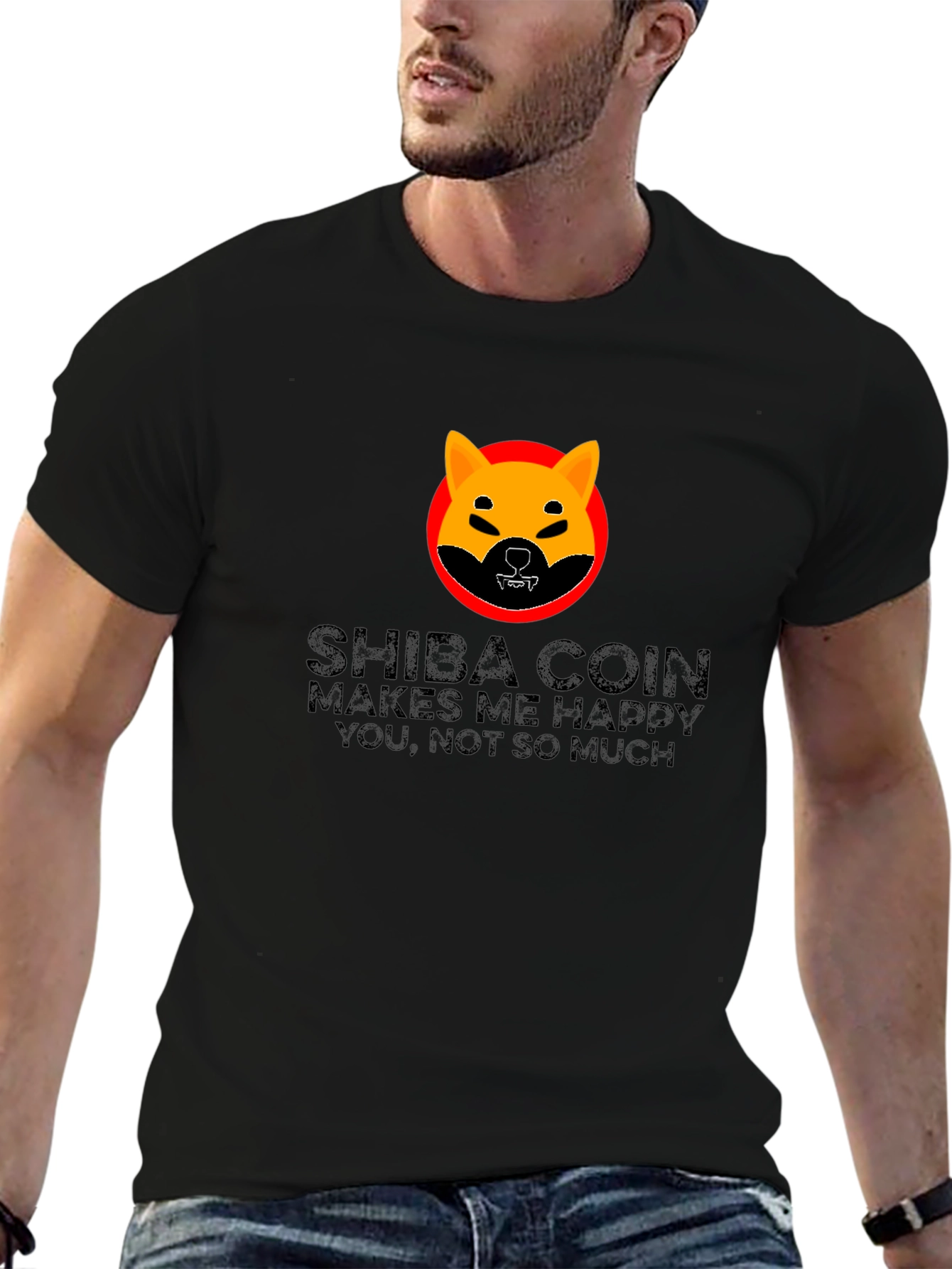 Shiba Coin Makes Me Happy T-Shirt