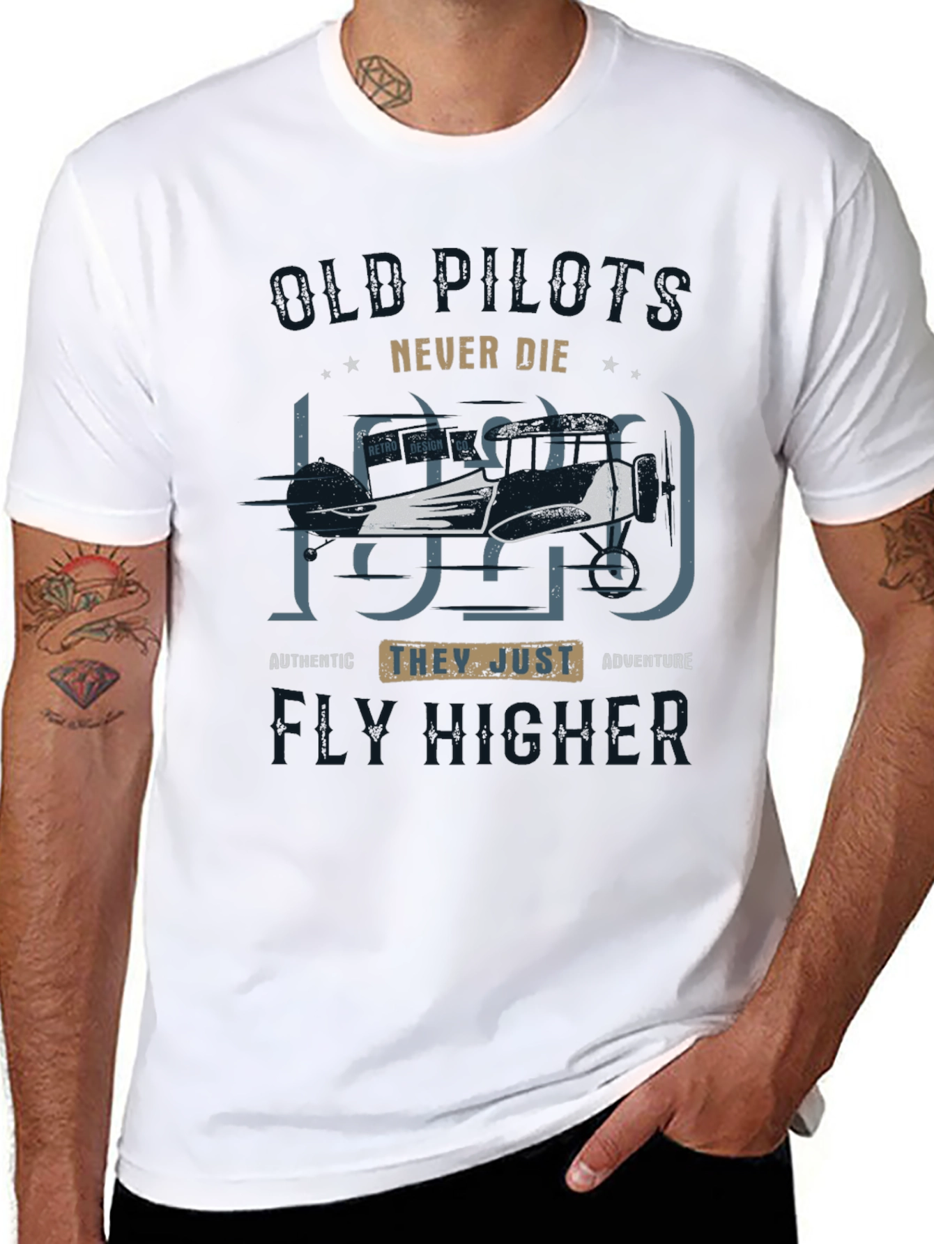 Old Pilots Never Die T-Shirt
