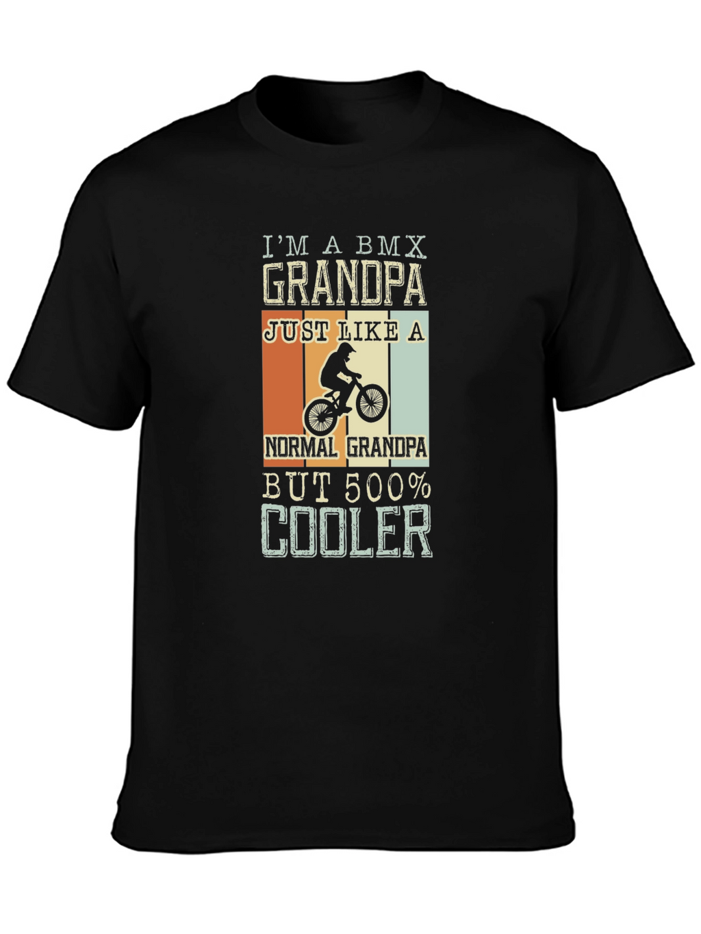 BMX Grandpa T-Shirt: Cool Grandad Gift