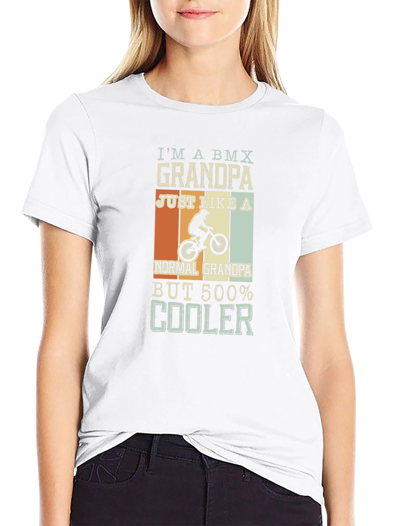 BMX Grandpa T-Shirt: Cool Grandad Gift