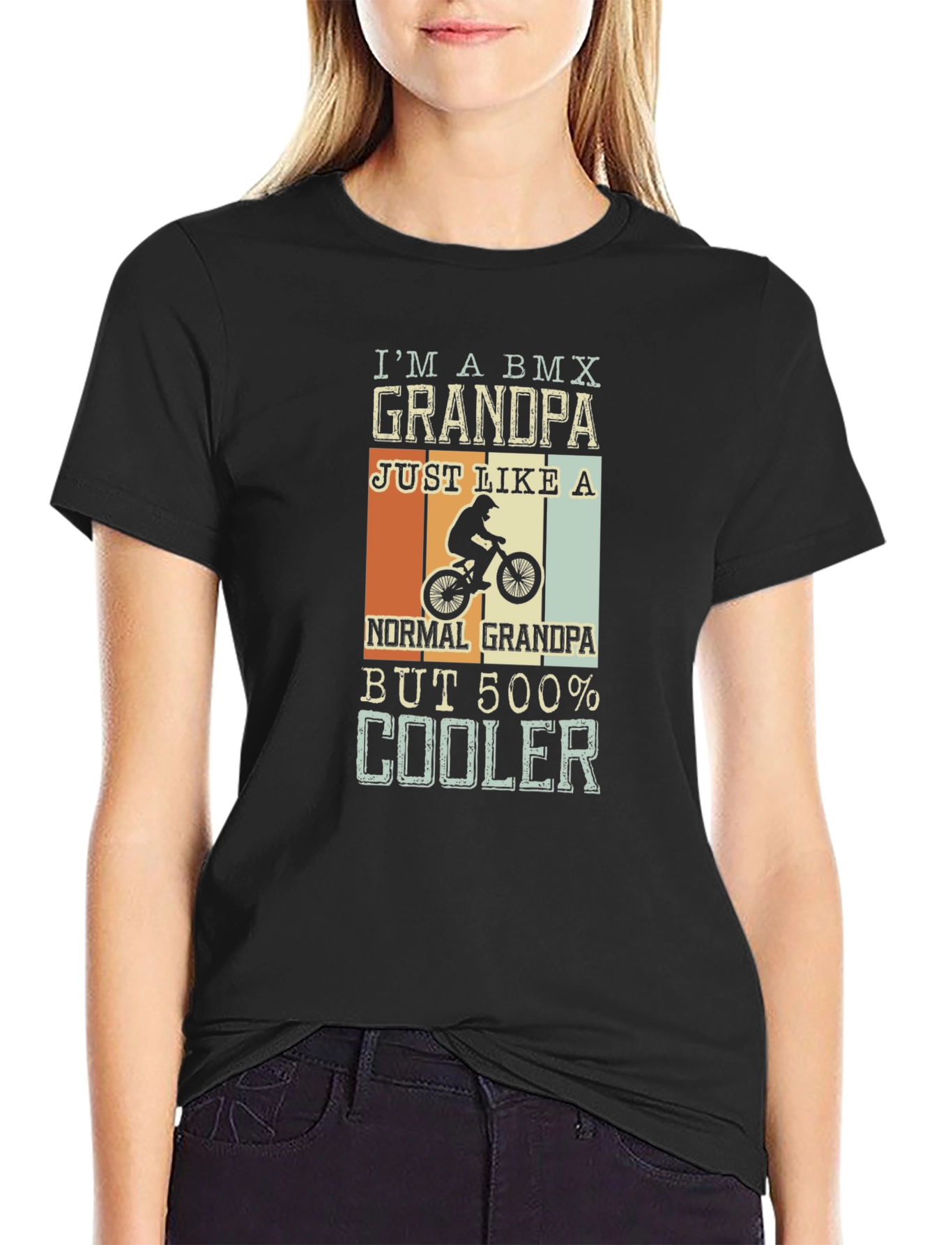 BMX Grandpa T-Shirt: Cool Grandad Gift