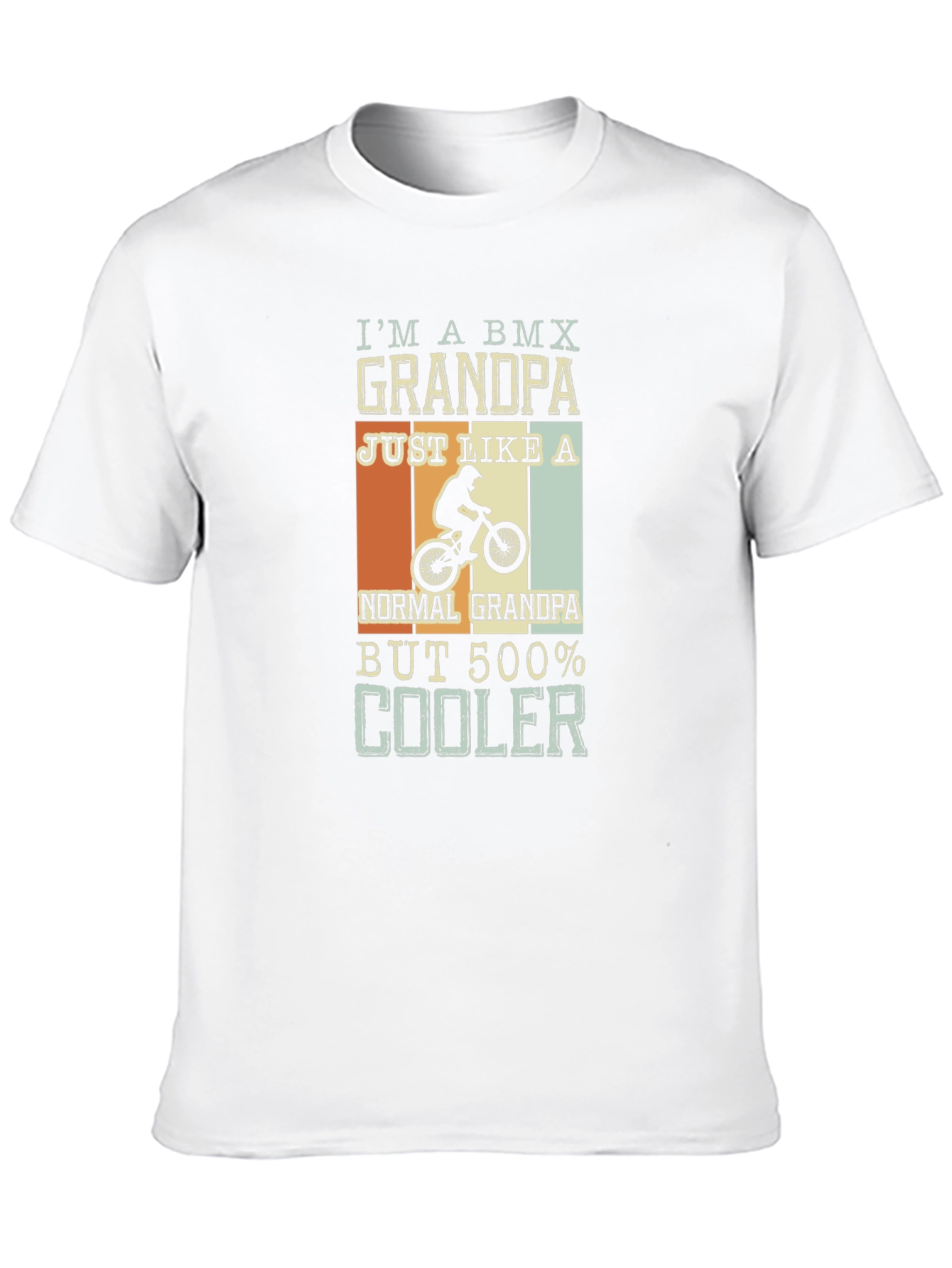BMX Grandpa T-Shirt: Cool Grandad Gift