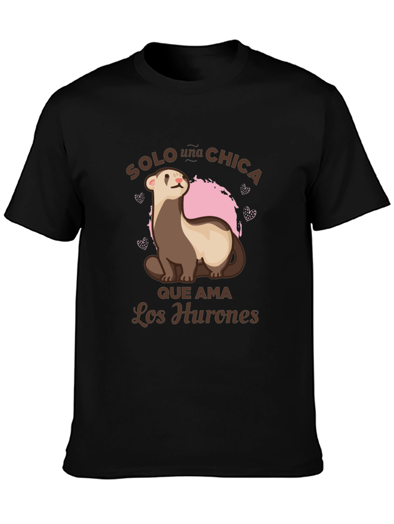 Cute Ferret Lover Tee - Solo Una Chica