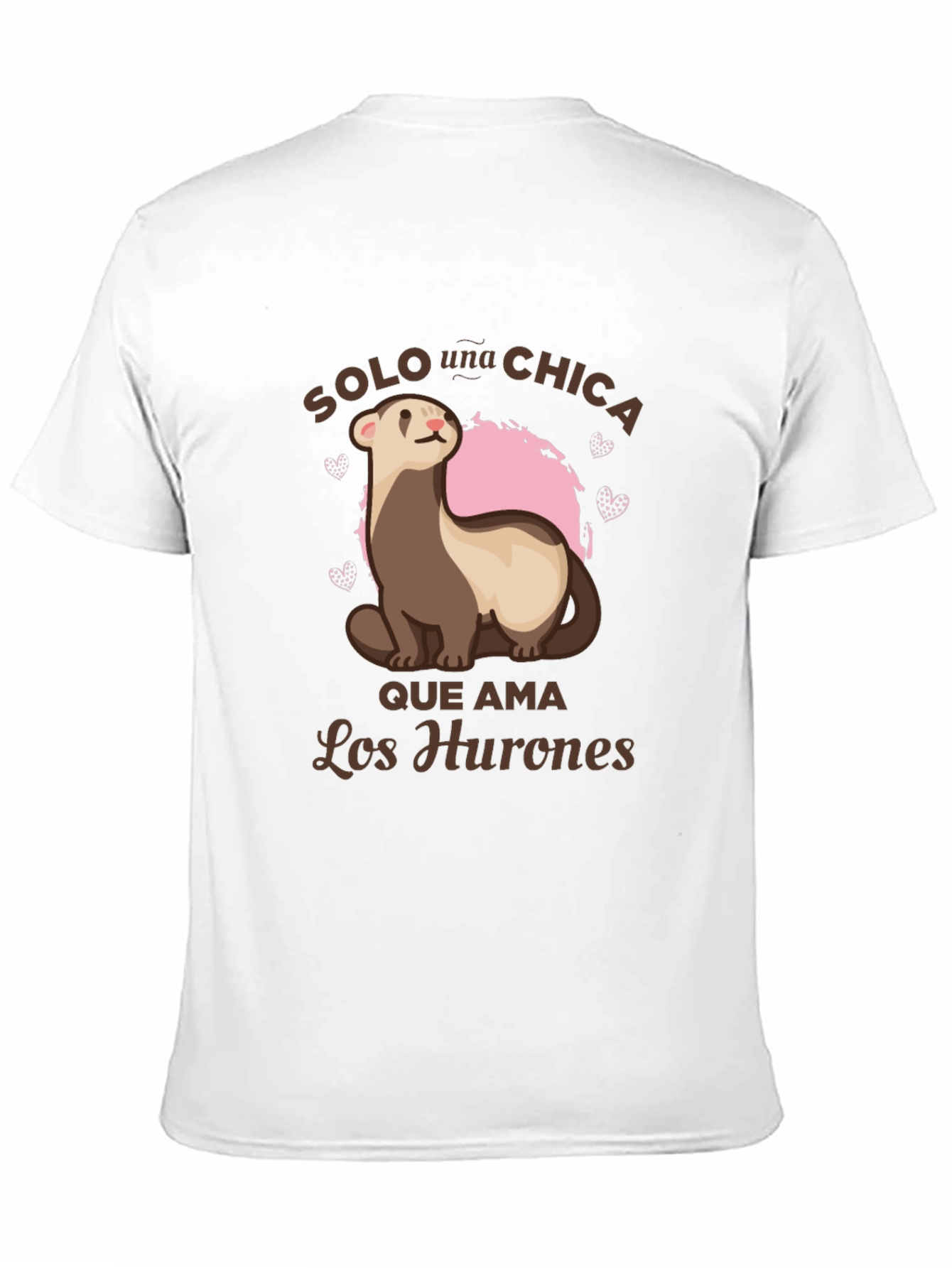 Cute Ferret Lover Tee - Solo Una Chica