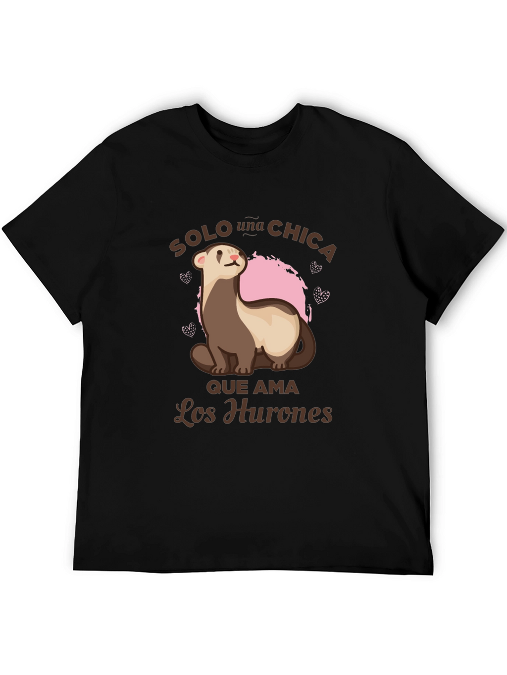 Cute Ferret Lover Tee - Solo Una Chica
