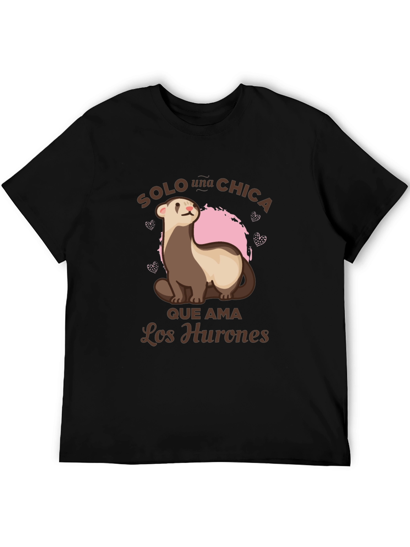 Cute Ferret Lover Tee - Solo Una Chica