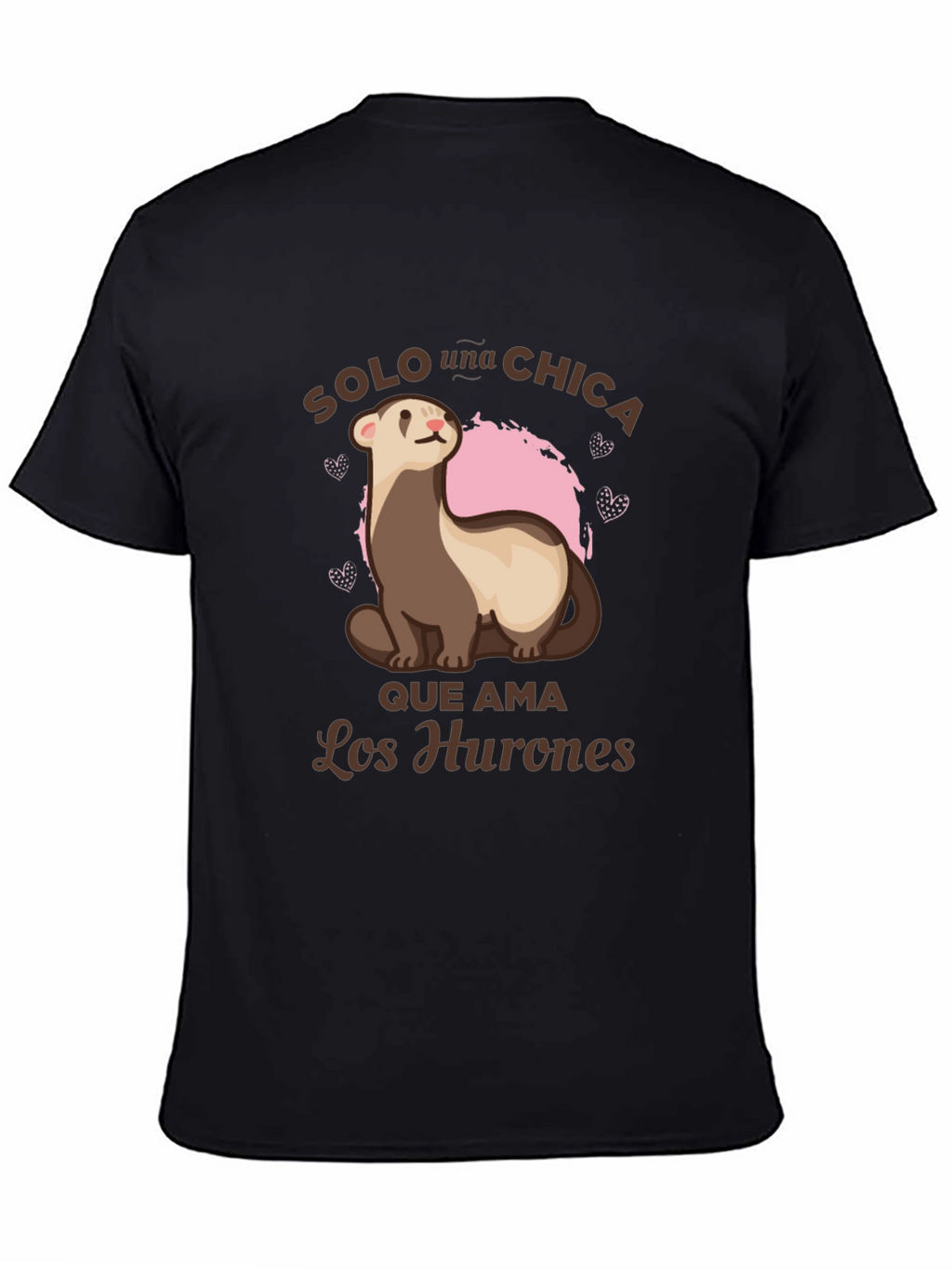 Cute Ferret Lover Tee - Solo Una Chica