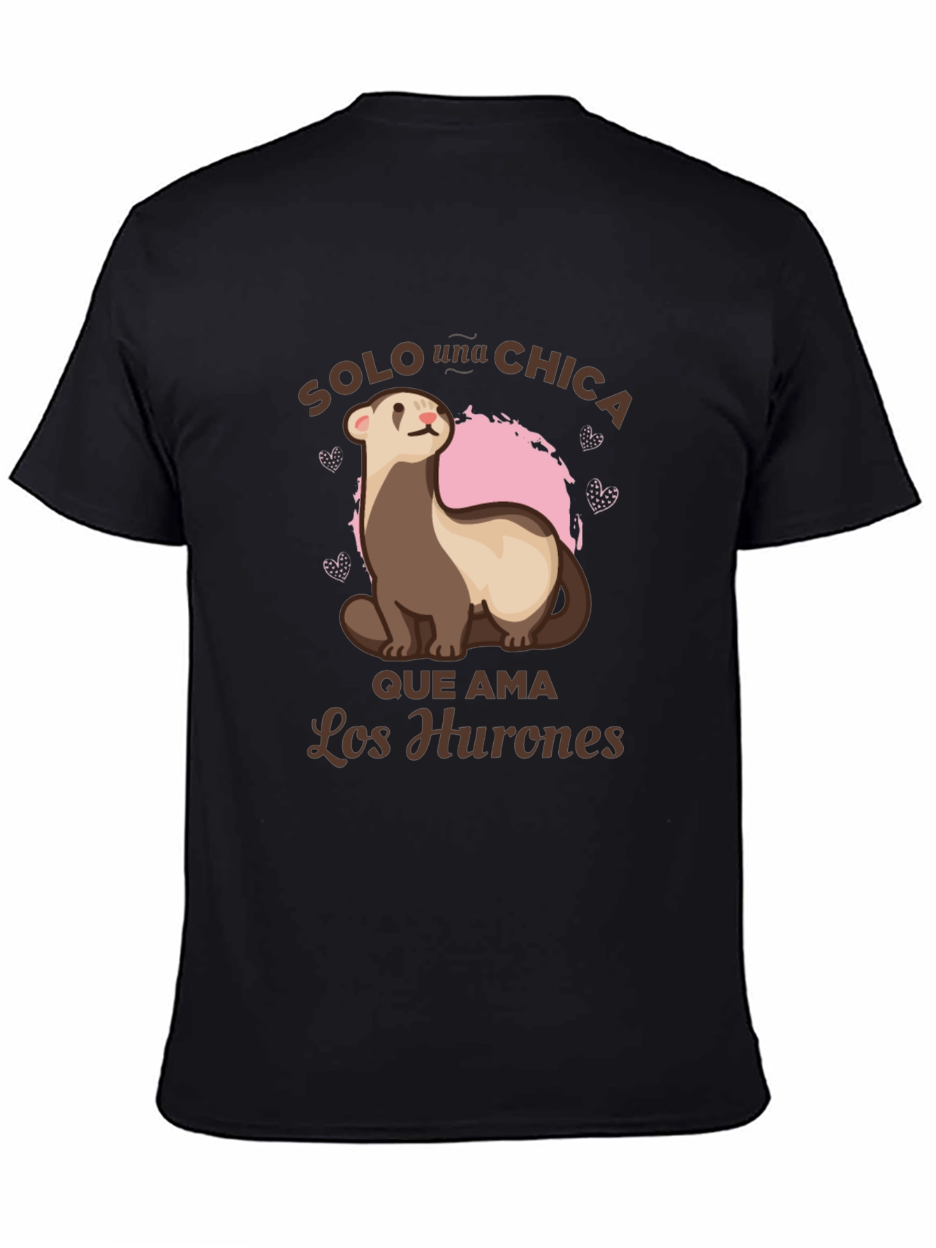 Cute Ferret Lover Tee - Solo Una Chica
