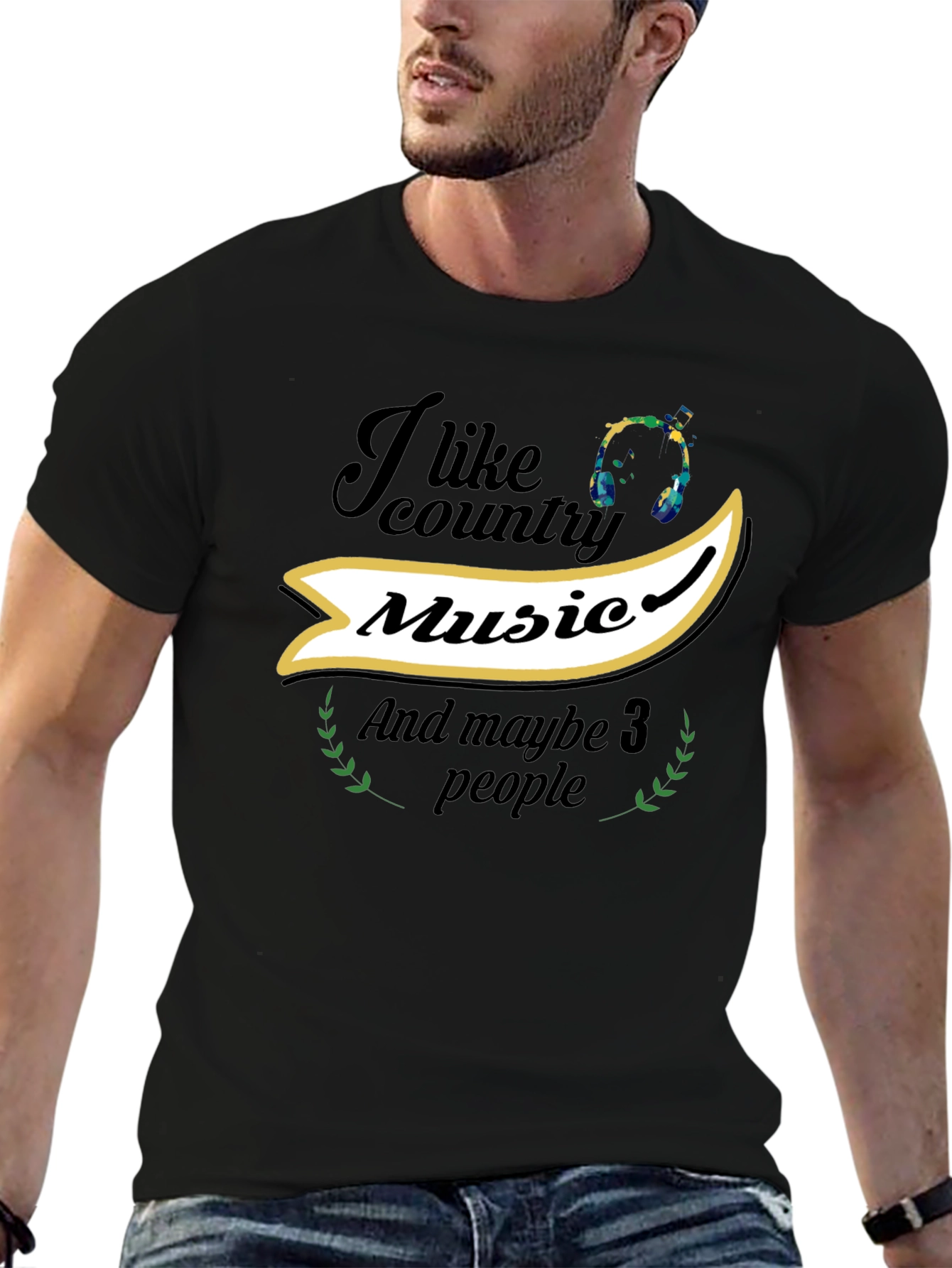 Country Music T-Shirt - I Like Country Music Tee