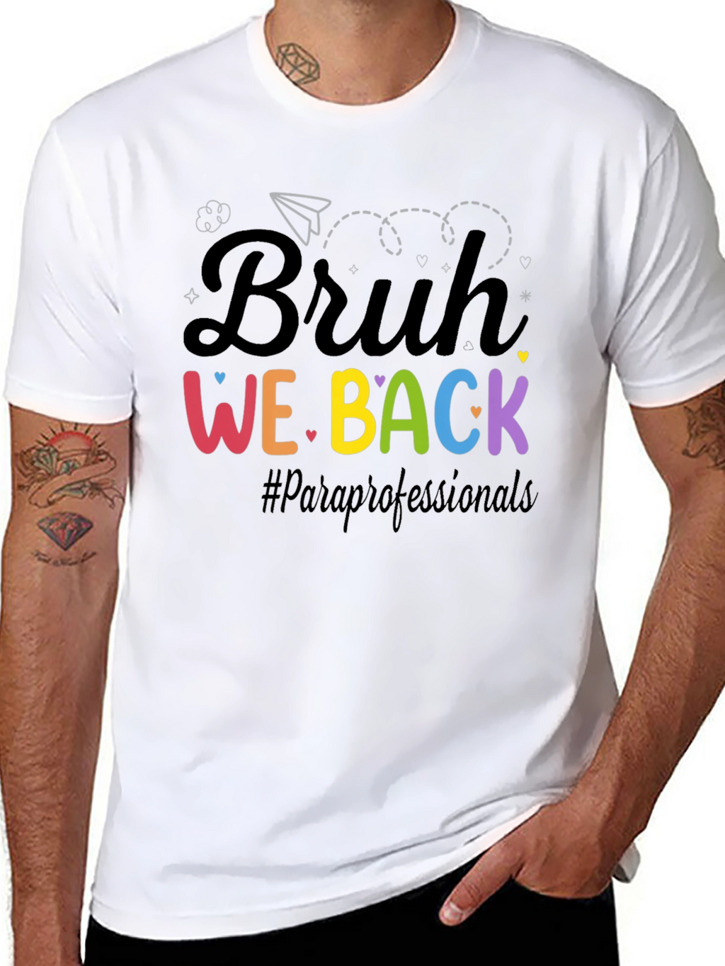 Bruh We Back T-Shirt - ParaProfessionals Tee