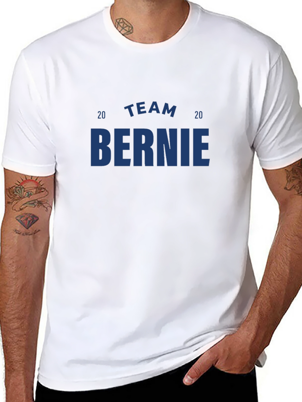 Team Bernie 2020 Graphic Tee - Unisex Black T-Shirt