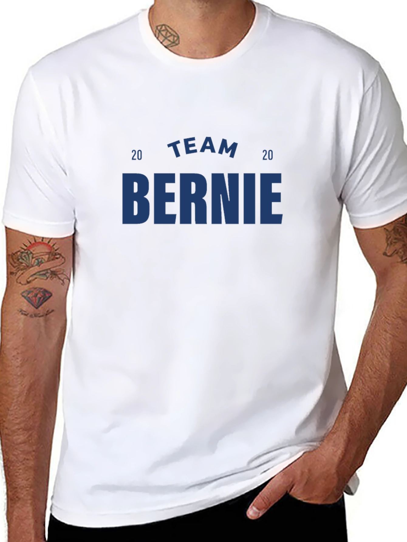 Team Bernie 2020 Graphic Tee - Unisex Black T-Shirt