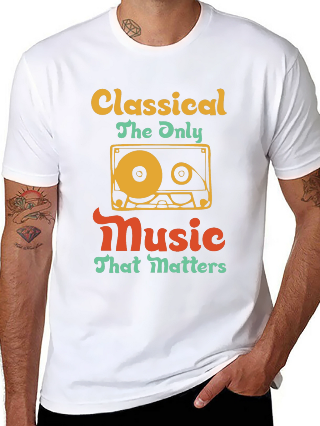Classical Music Cassette T-Shirt