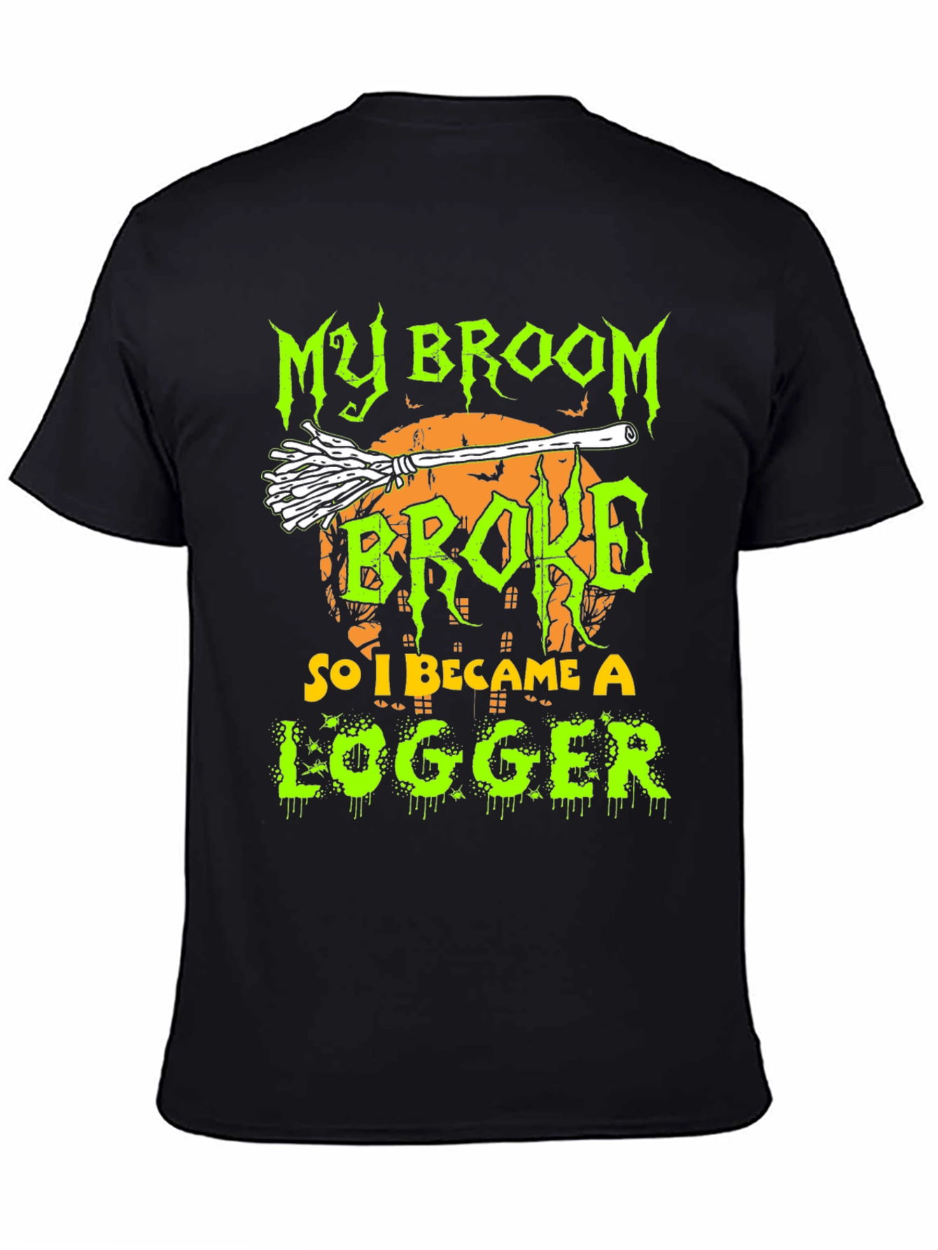 Funny Halloween Logger T-Shirt