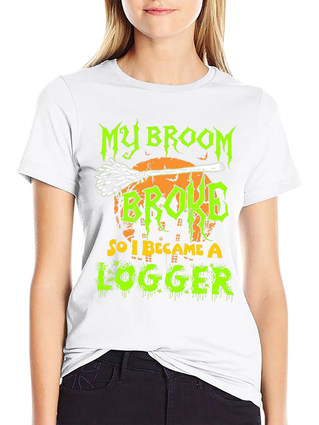 Funny Halloween Logger T-Shirt