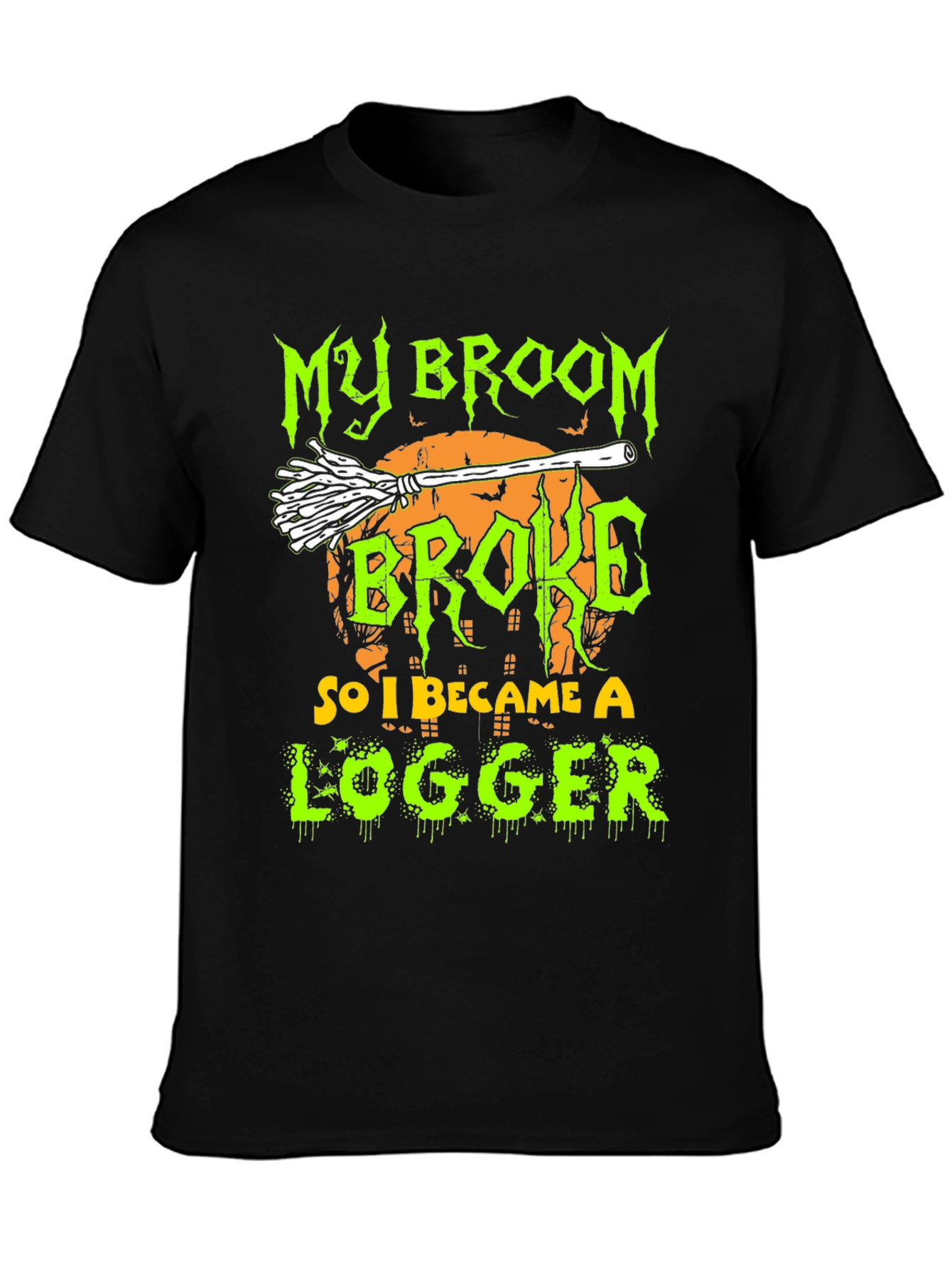 Funny Halloween Logger T-Shirt