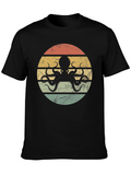 Retro Octopus Sunset T-Shirt