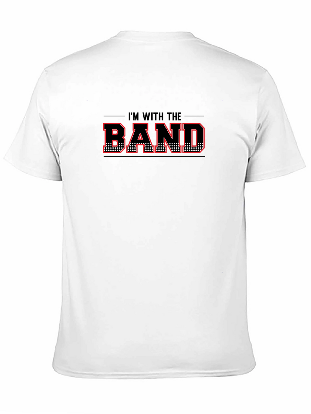 Im With the Band Black Graphic T-Shirt