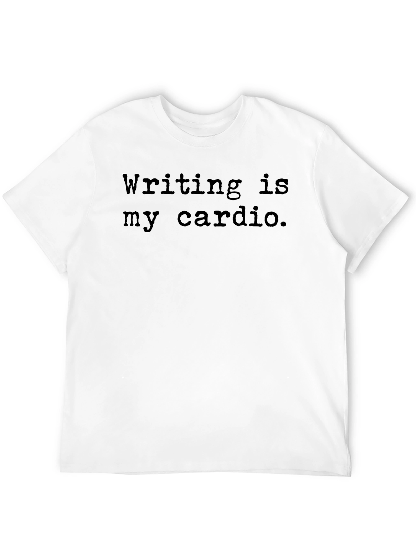 Writers Cardio T-Shirt - Funny Writing Tee