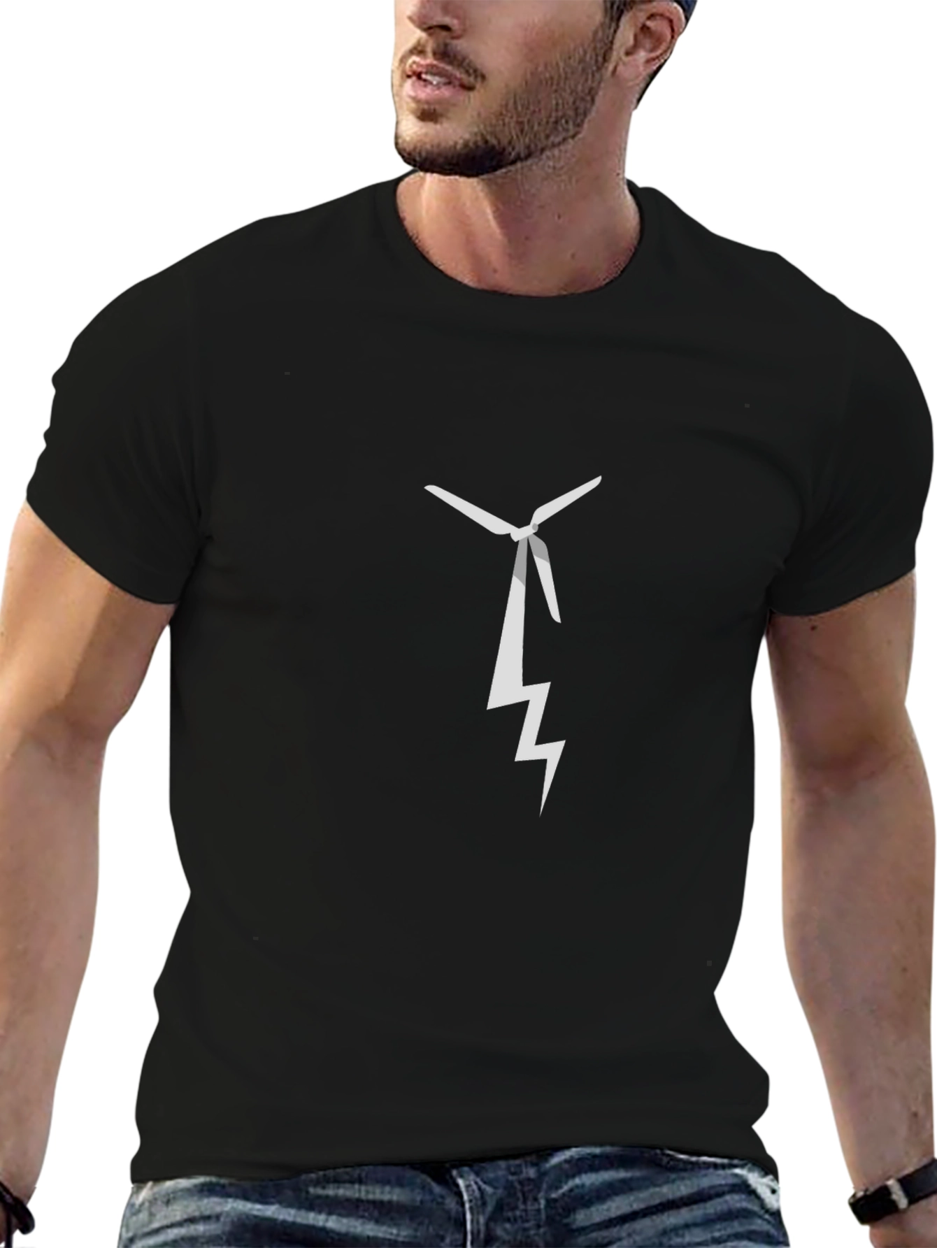 Wind Power T-Shirt: Clean Energy Graphic Tee