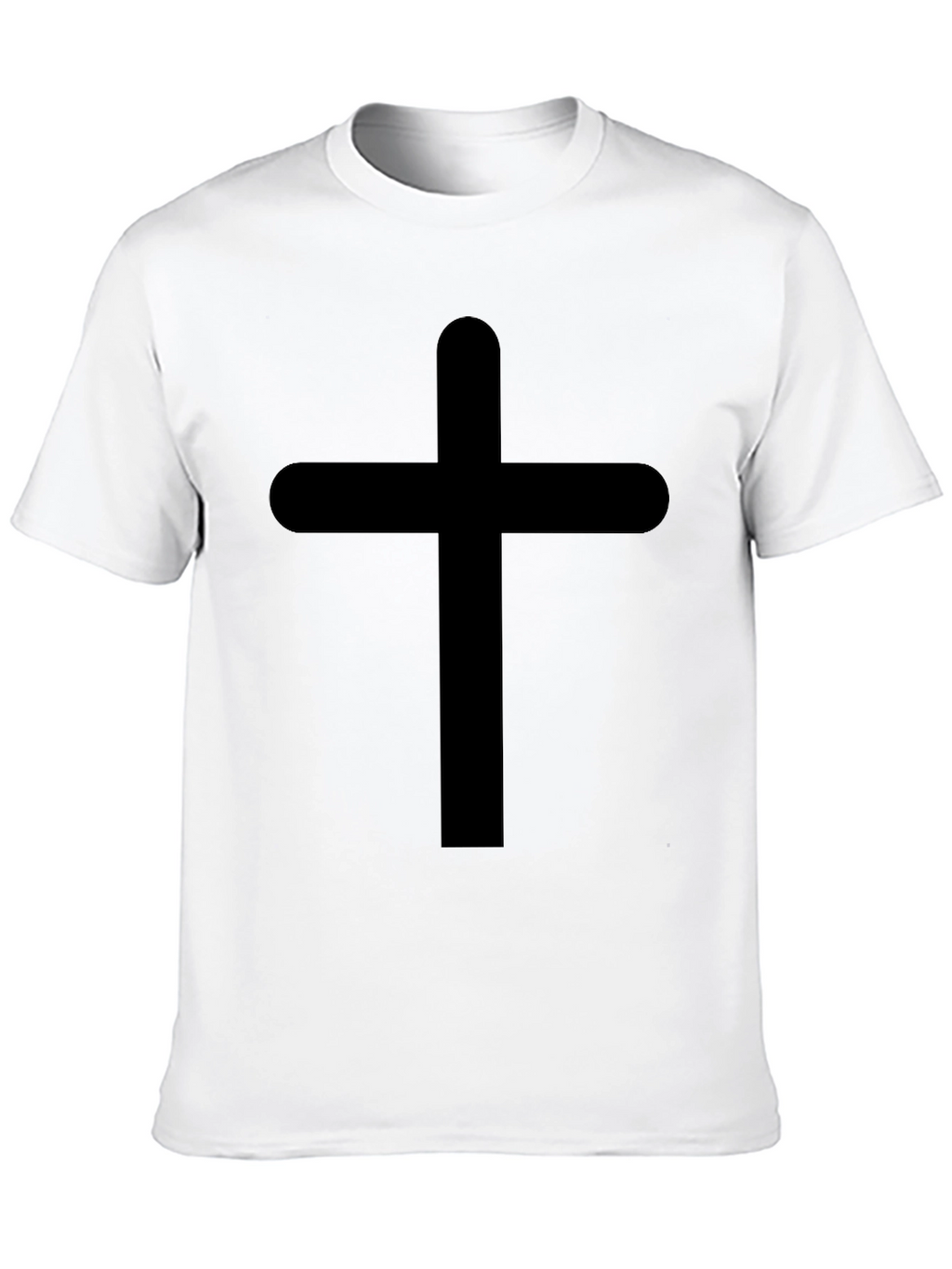 Black Christian Cross T-Shirt