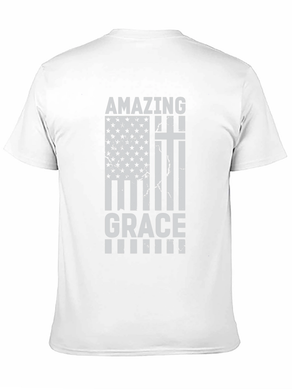 Amazing Grace Christian USA Flag T-Shirt