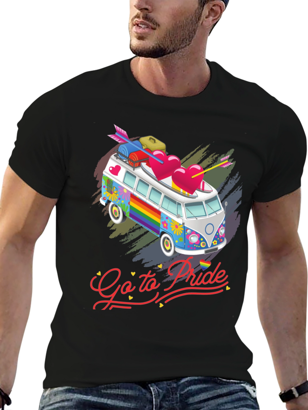 Pride Rainbow Bus T-Shirt