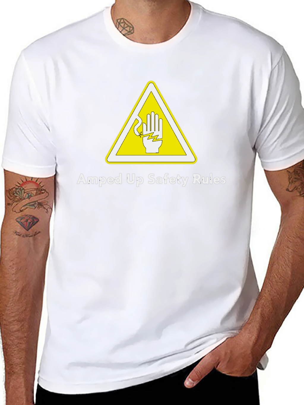 Amped Up Safety Rules Graphic Tee