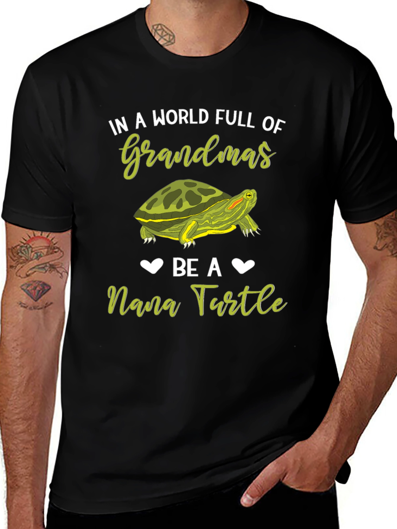 Nana Turtle T-Shirt - Grandmas World Gift Tee