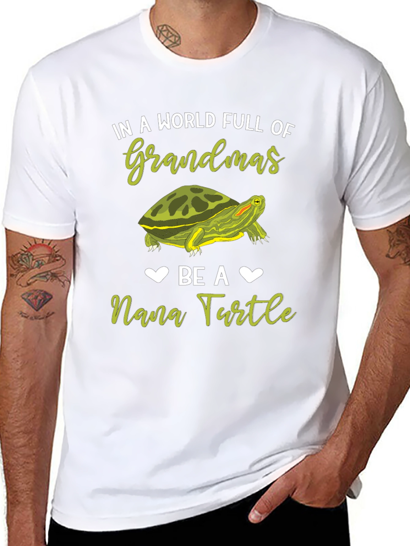 Nana Turtle T-Shirt - Grandmas World Gift Tee
