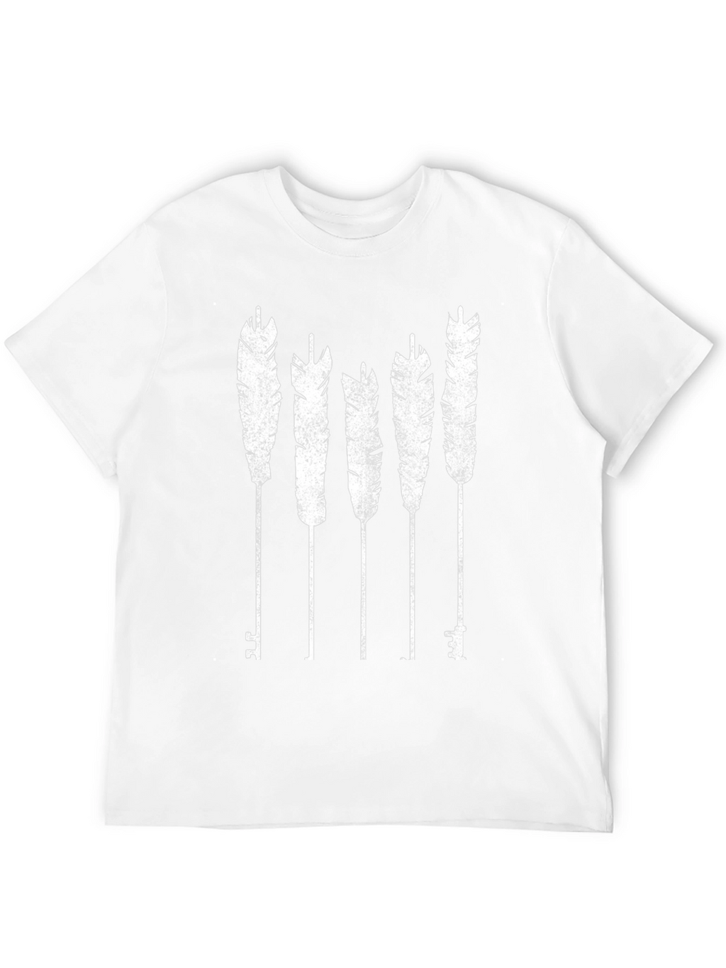 Feather & Key Graphic T-Shirt