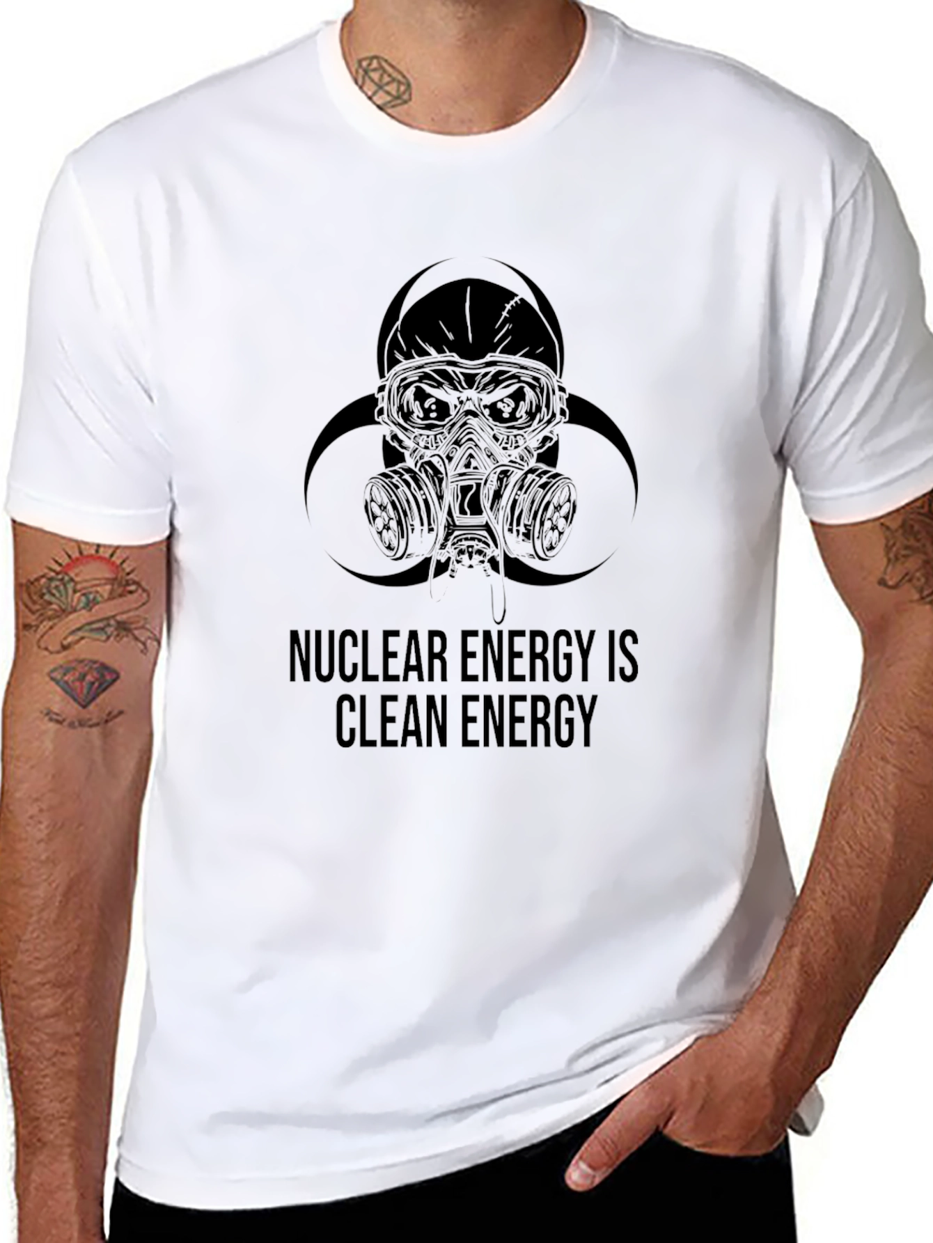 Nuclear Energy Clean Energy Graphic T-Shirt