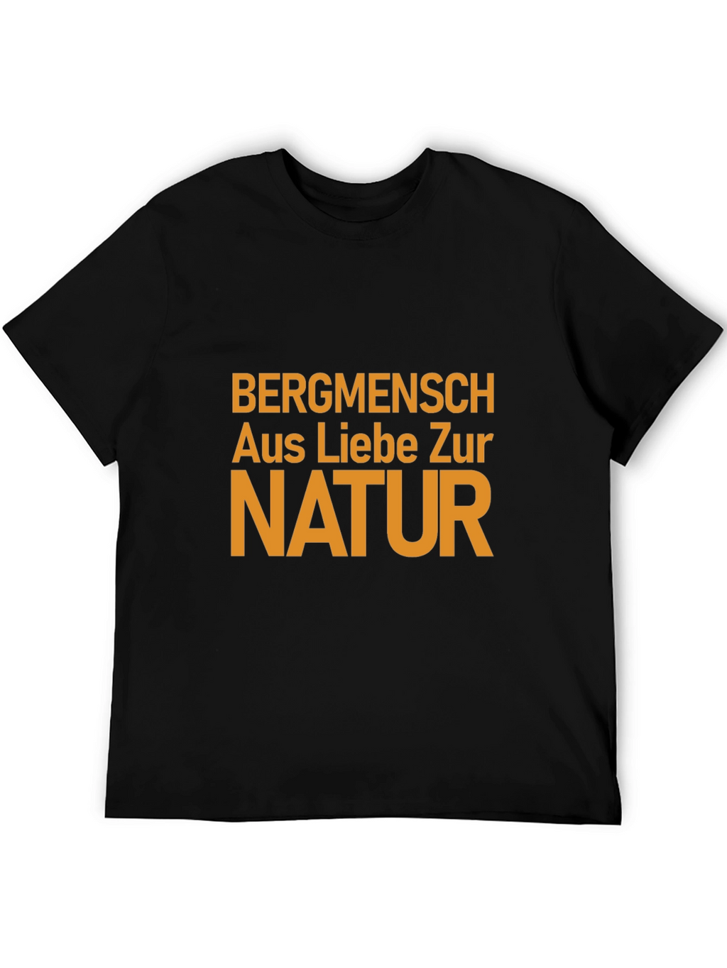 Bergmensch Nature Lover Black T-Shirt