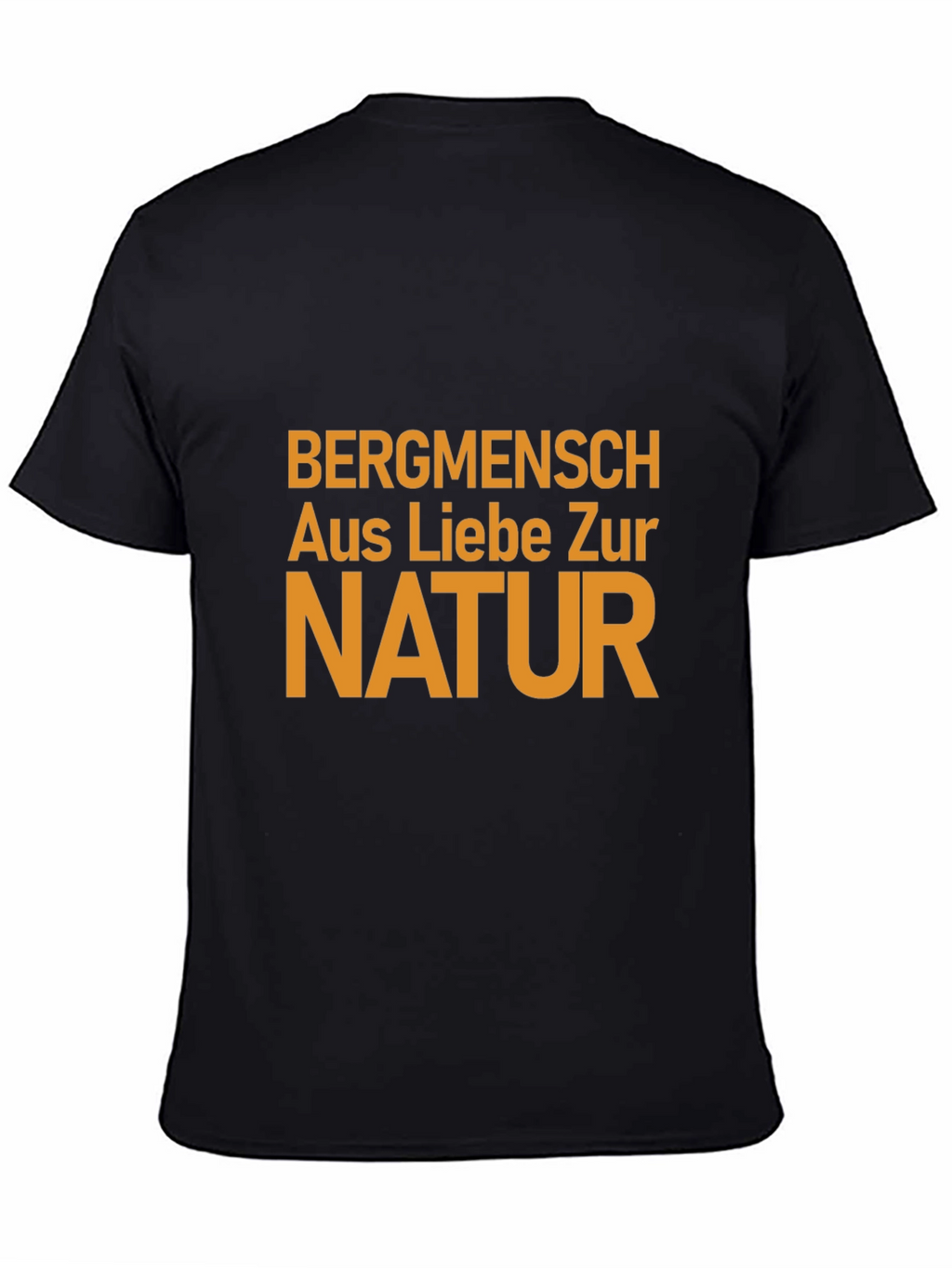 Bergmensch Nature Lover Black T-Shirt