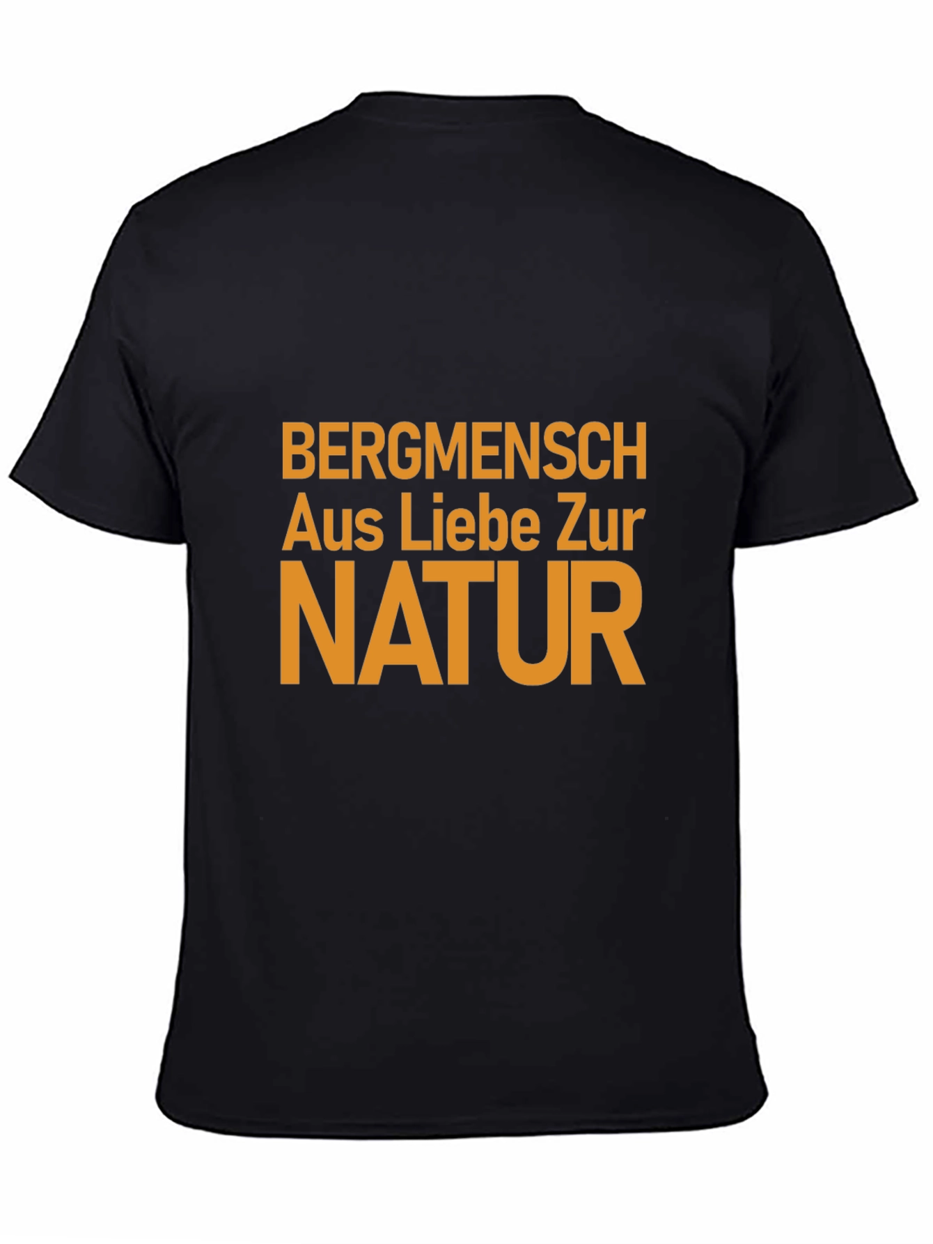 Bergmensch Nature Lover Black T-Shirt