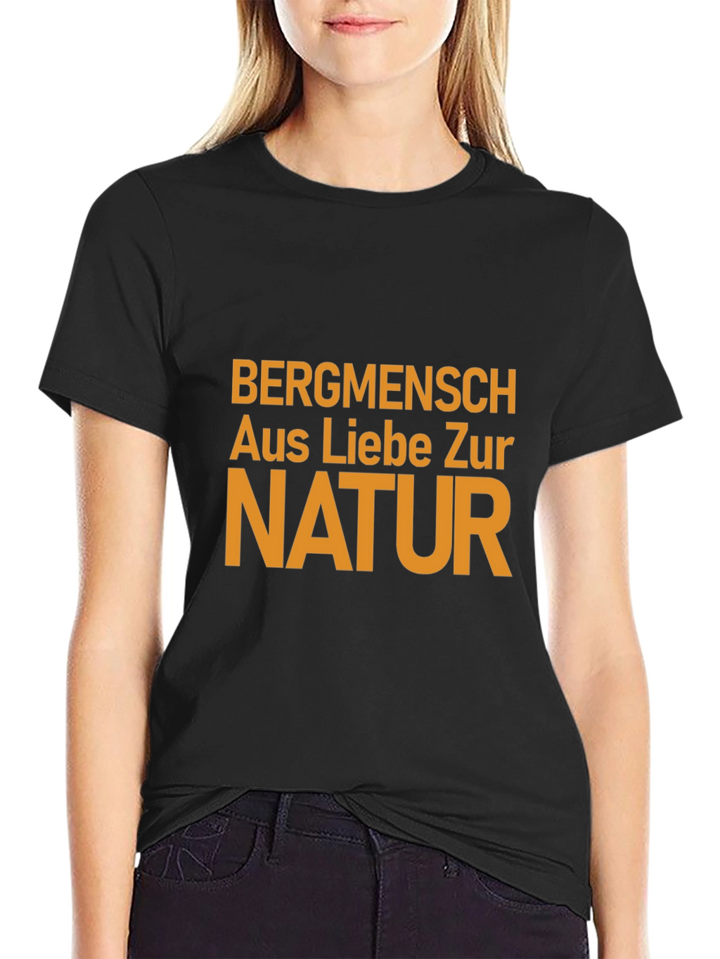Bergmensch Nature Lover Black T-Shirt