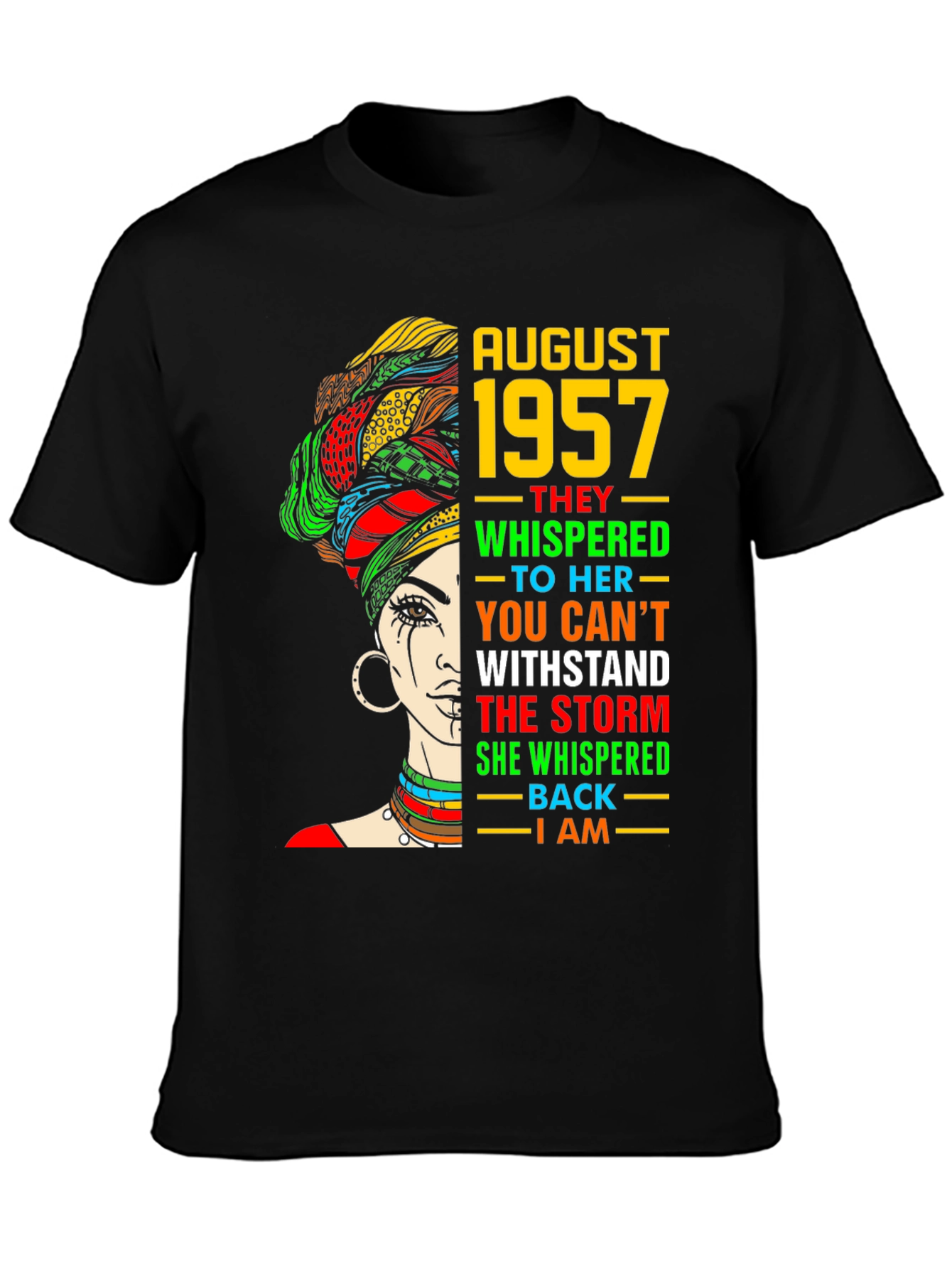 August 1957 Woman Strength T-Shirt